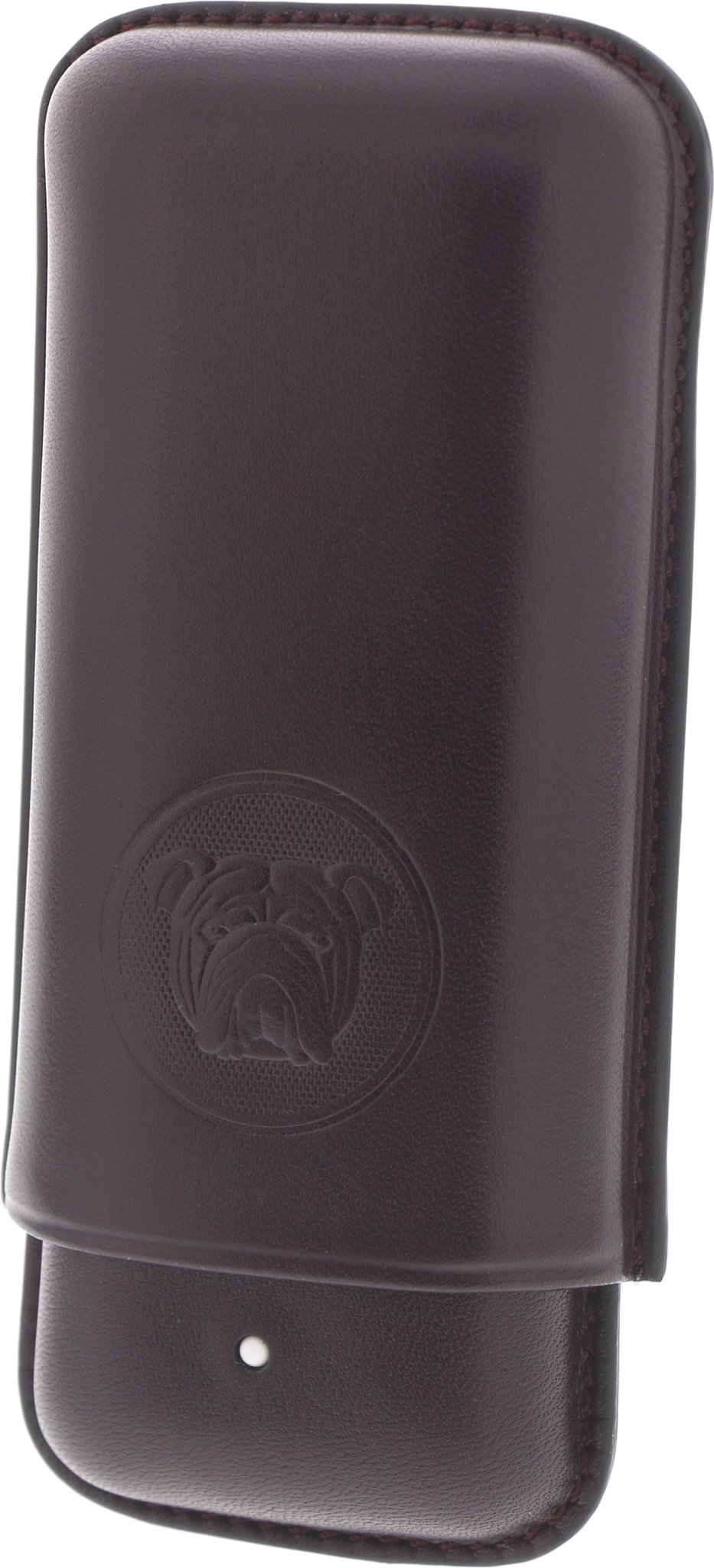 Dunhil The White Spot Bulldog Zigarren Etui Bordeaux 2er Robusto (DUPA3012P)