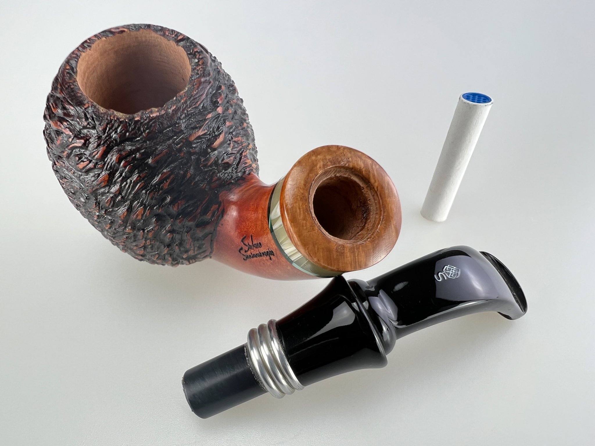 Stefano Santambrogio Pfeifen rustiziert big (interne Nr. 148)