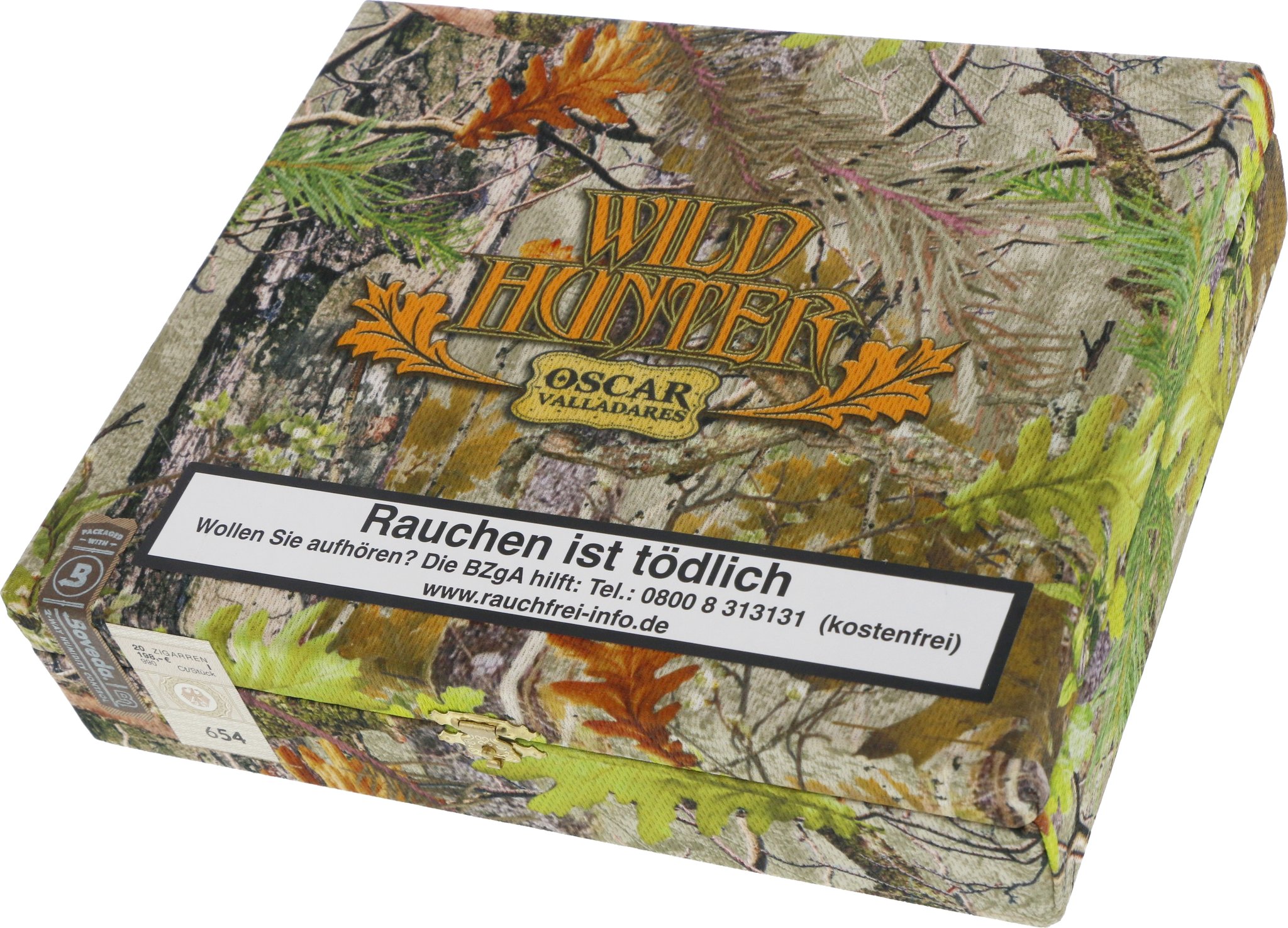 Oscar Valladares Wild Hunter Toro Natural Kiste