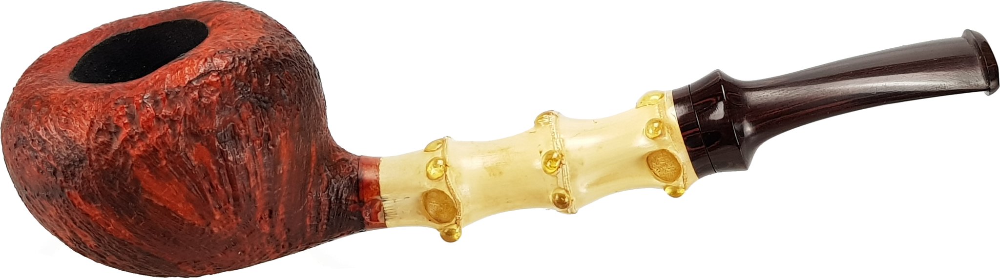 Gabriele Dal Fiume Freehand Pfeifen Strawberry Turtle (interne Nr. 13023)