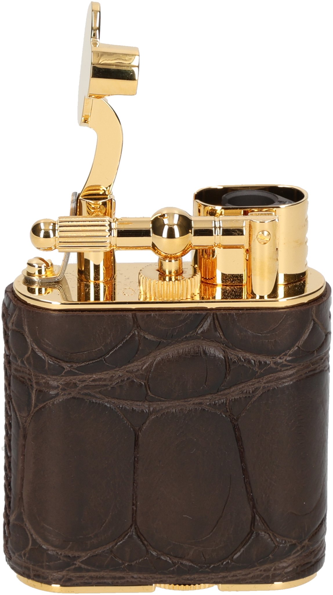 Aligator Gold Plated brown offen frontal