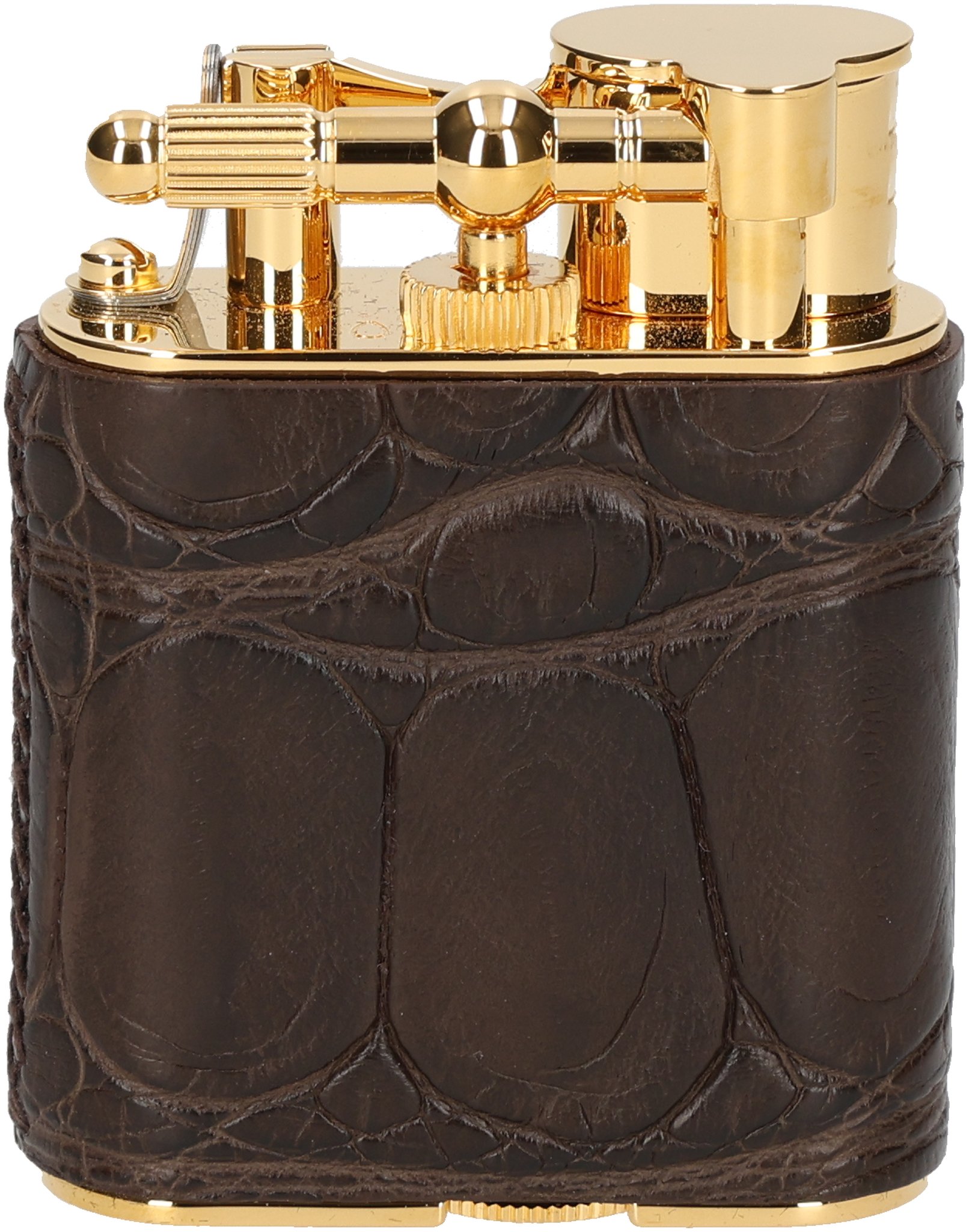Aligator Gold Plated brown frontal