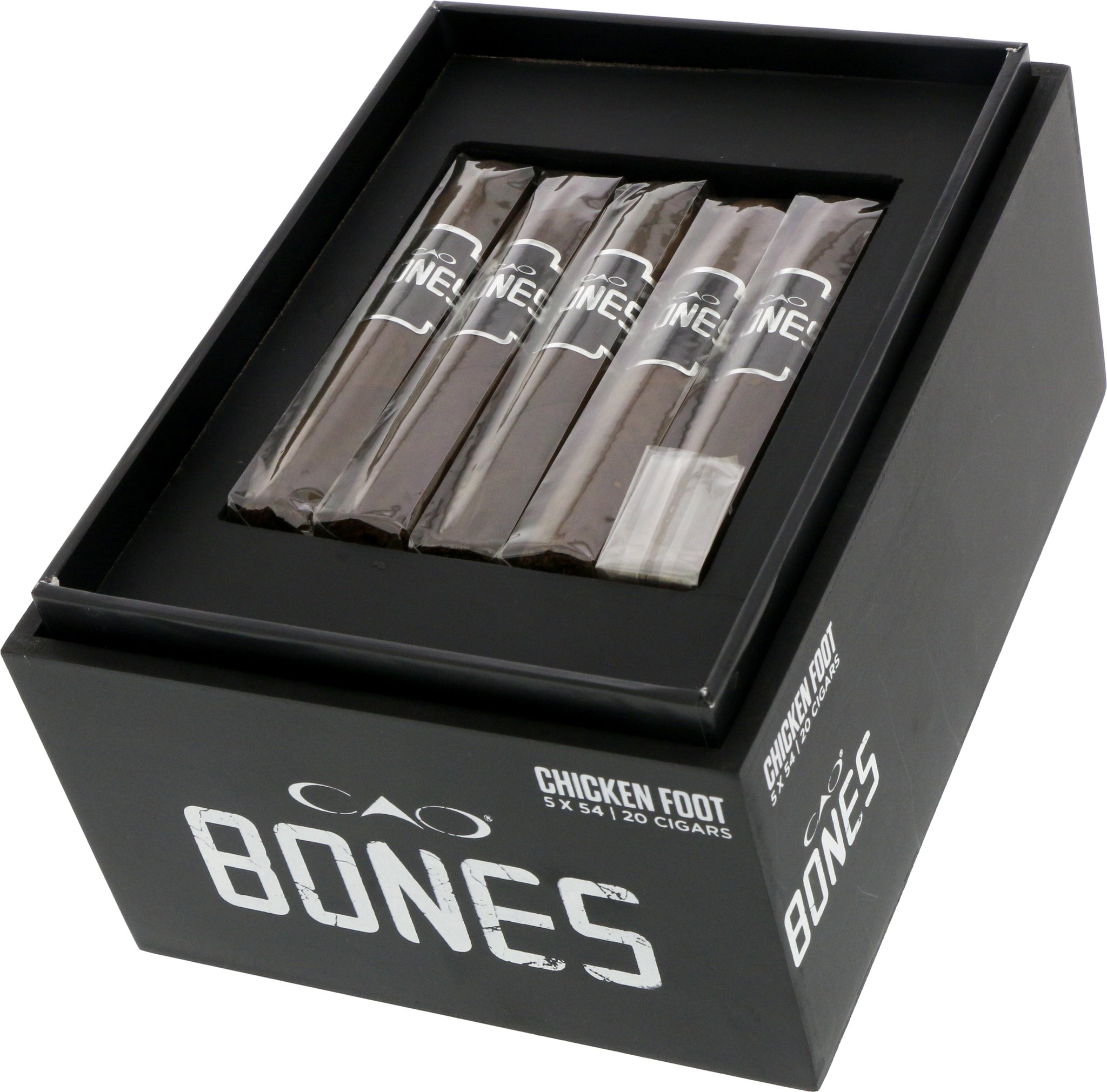 CAO Bones Chicken Foot (Robusto) Kiste offen
