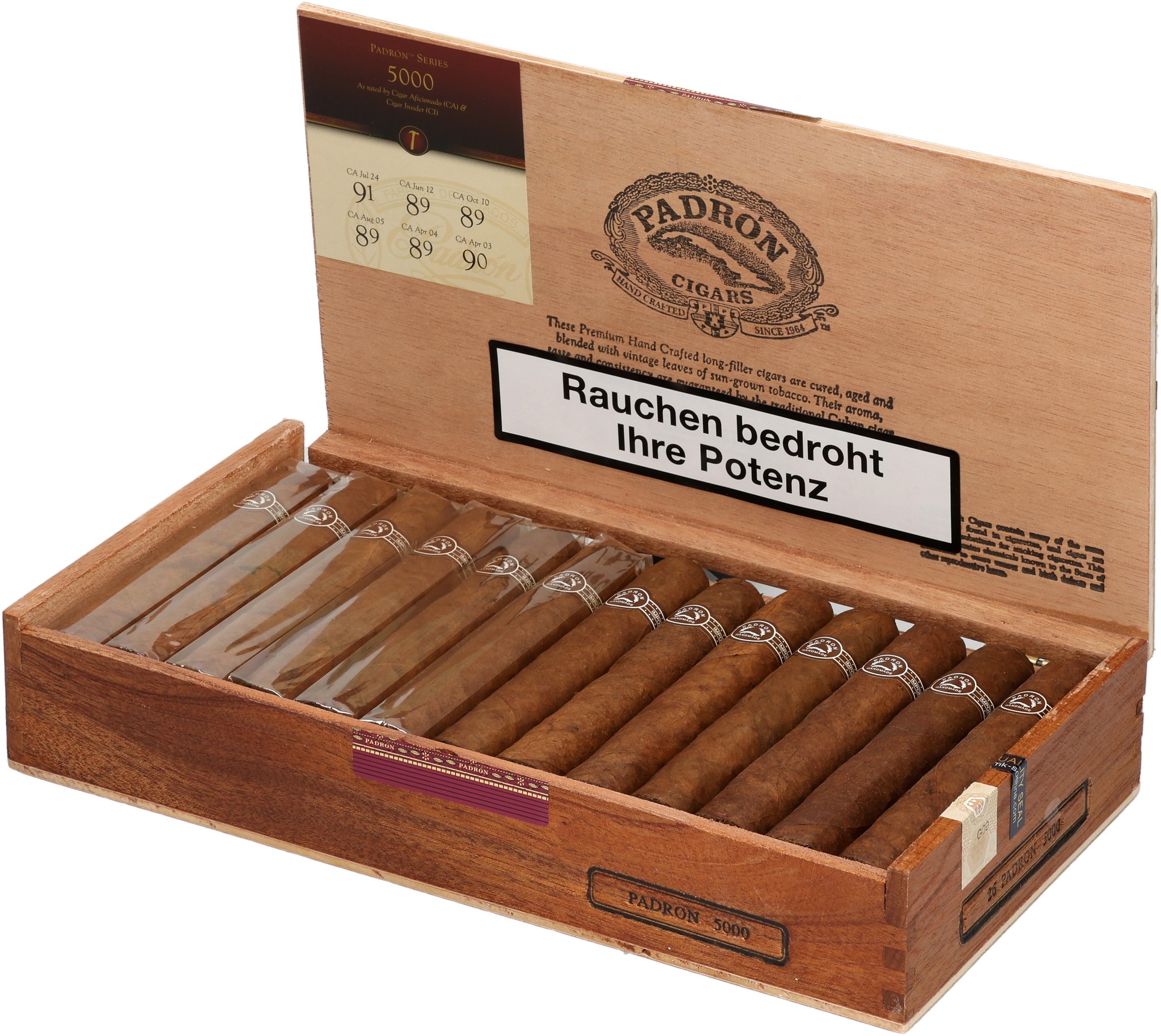 No. 5000 NATURAL Box open