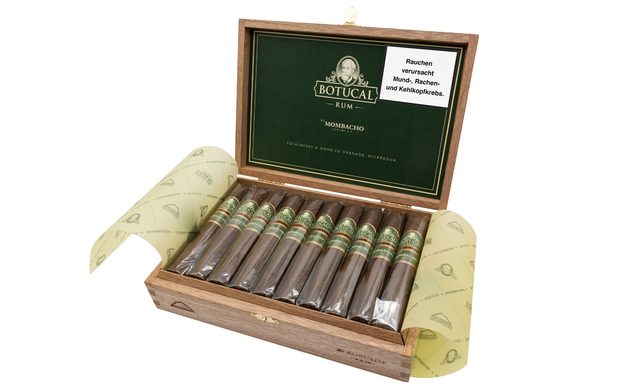 Mombacho Botucal Robusto Kiste offen