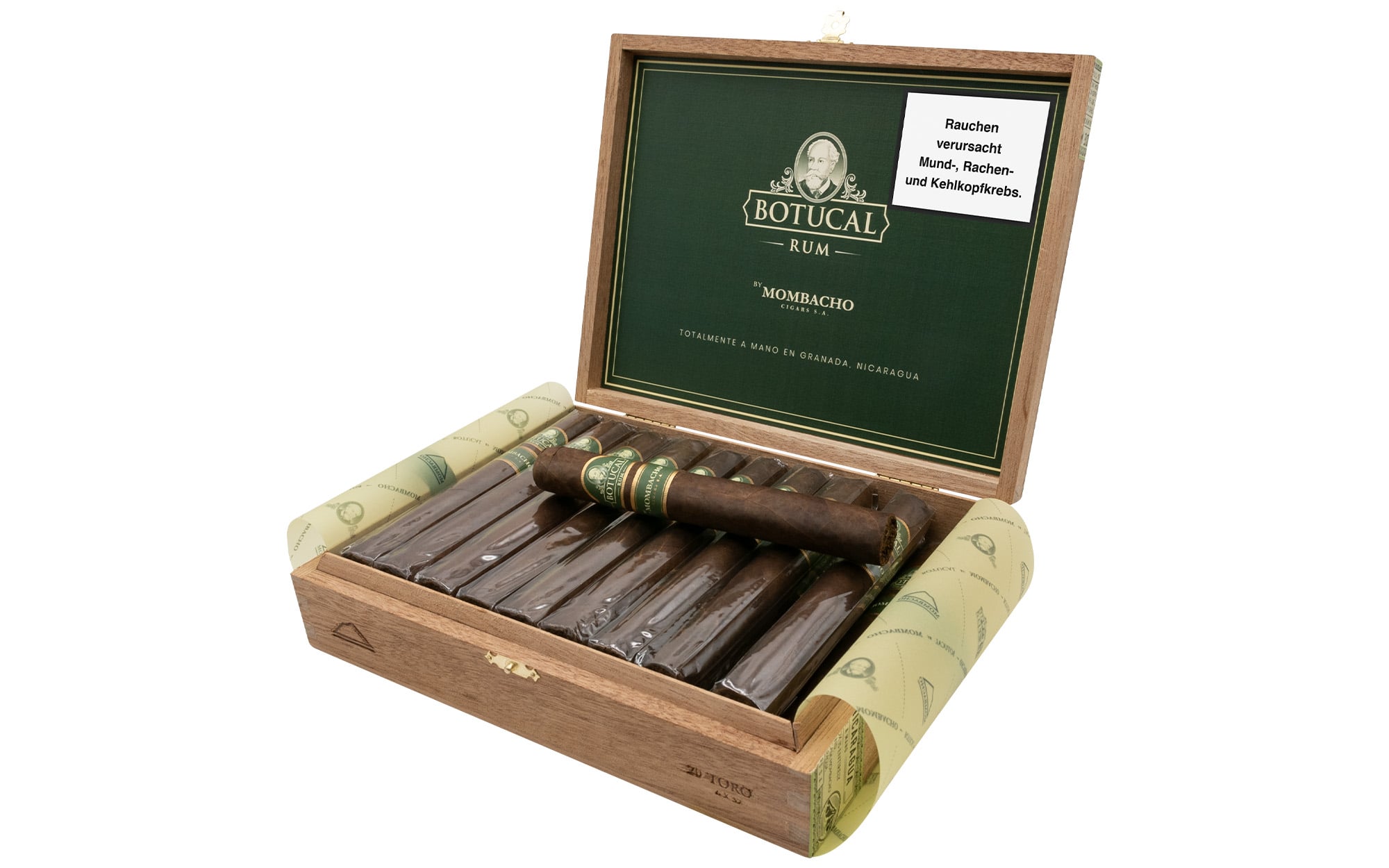 Mombacho Botucal Toro Kiste offen