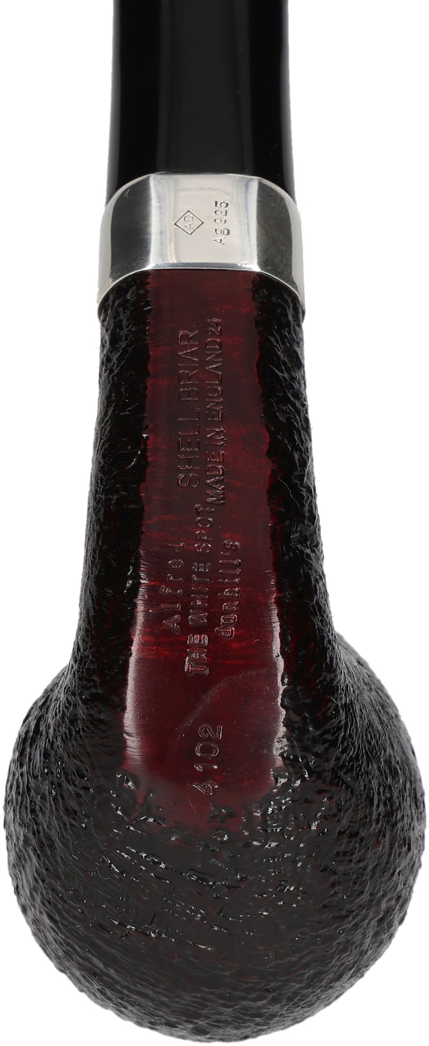 Dunhill Pipes Shell Briar No. 4102 Bent (Nr. 696) (2024)_04