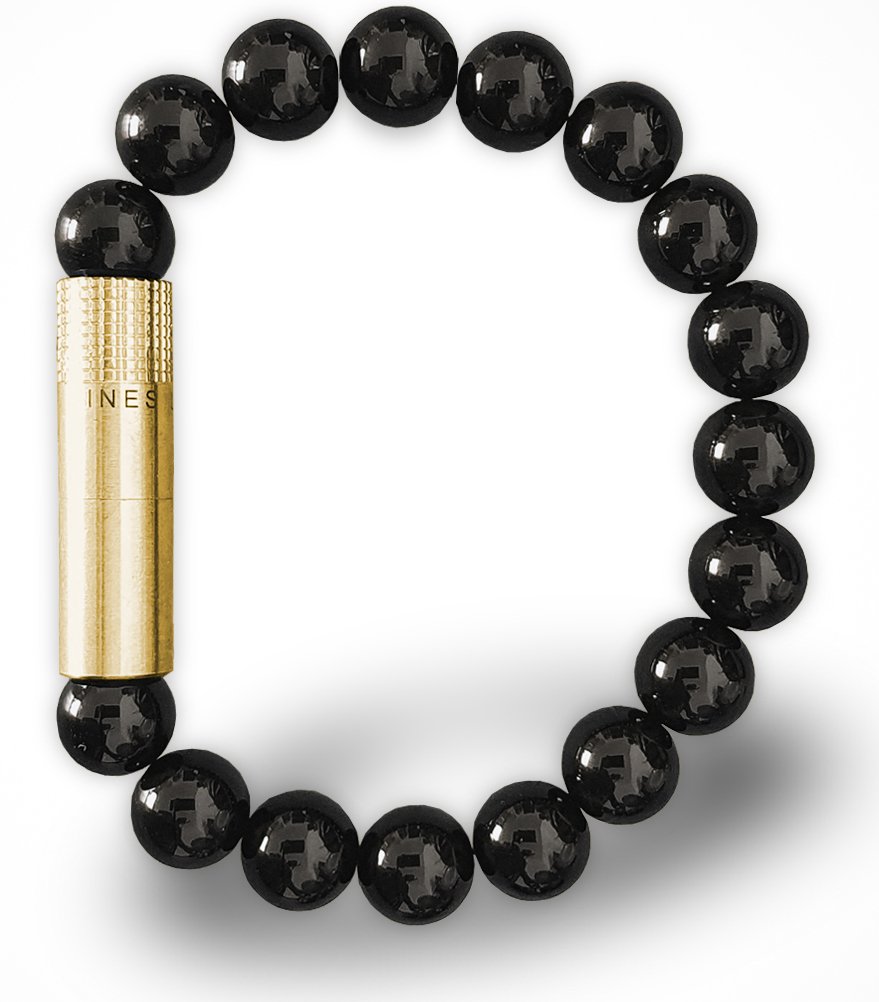 Les Fines Lames Bracelets Solo Brass Onyx M