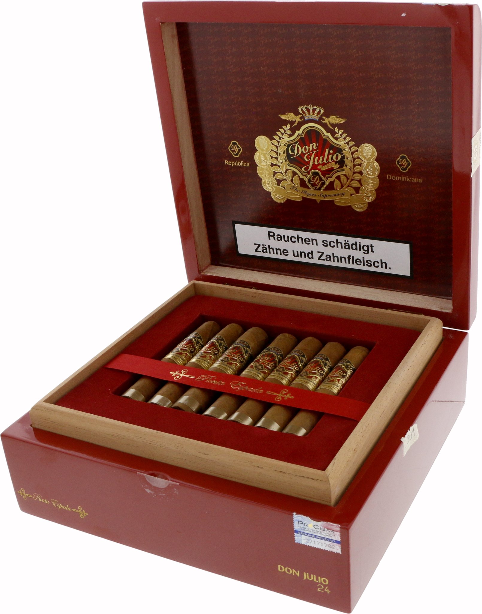 Don Julio Punta Espada Robusto Kiste offen