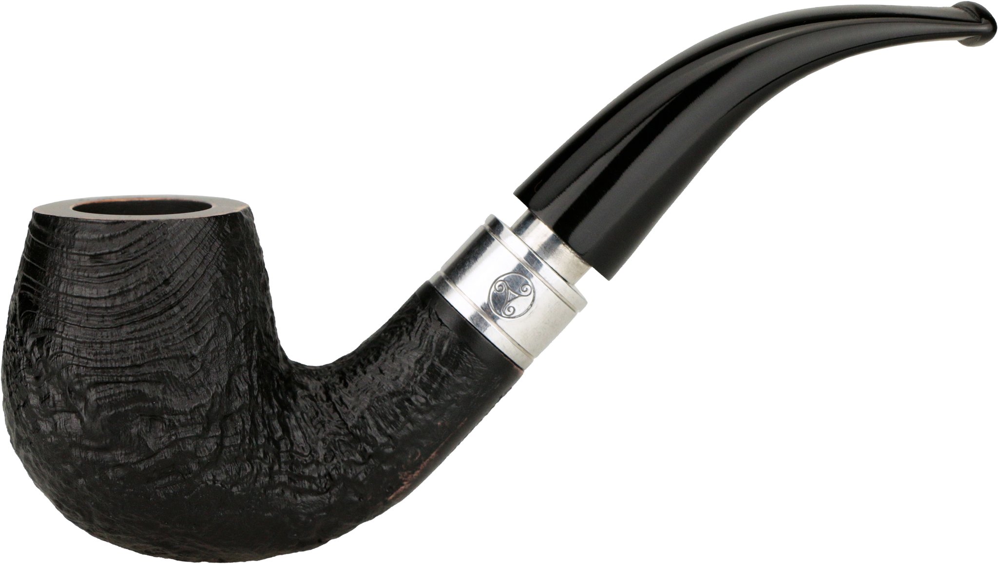 sandblast black Modell 177 schwarzes Mundstück