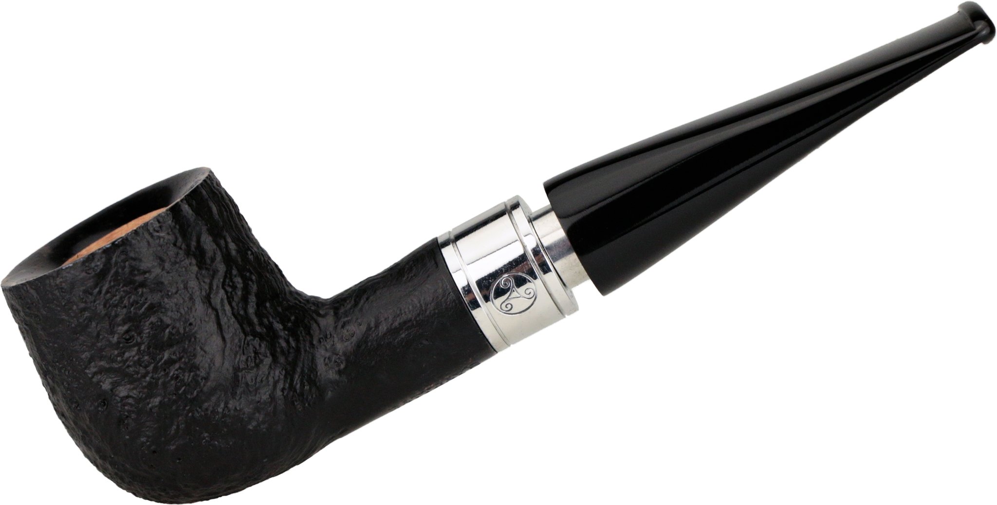 sandblast black Modell 5 schwarzes Mundstück