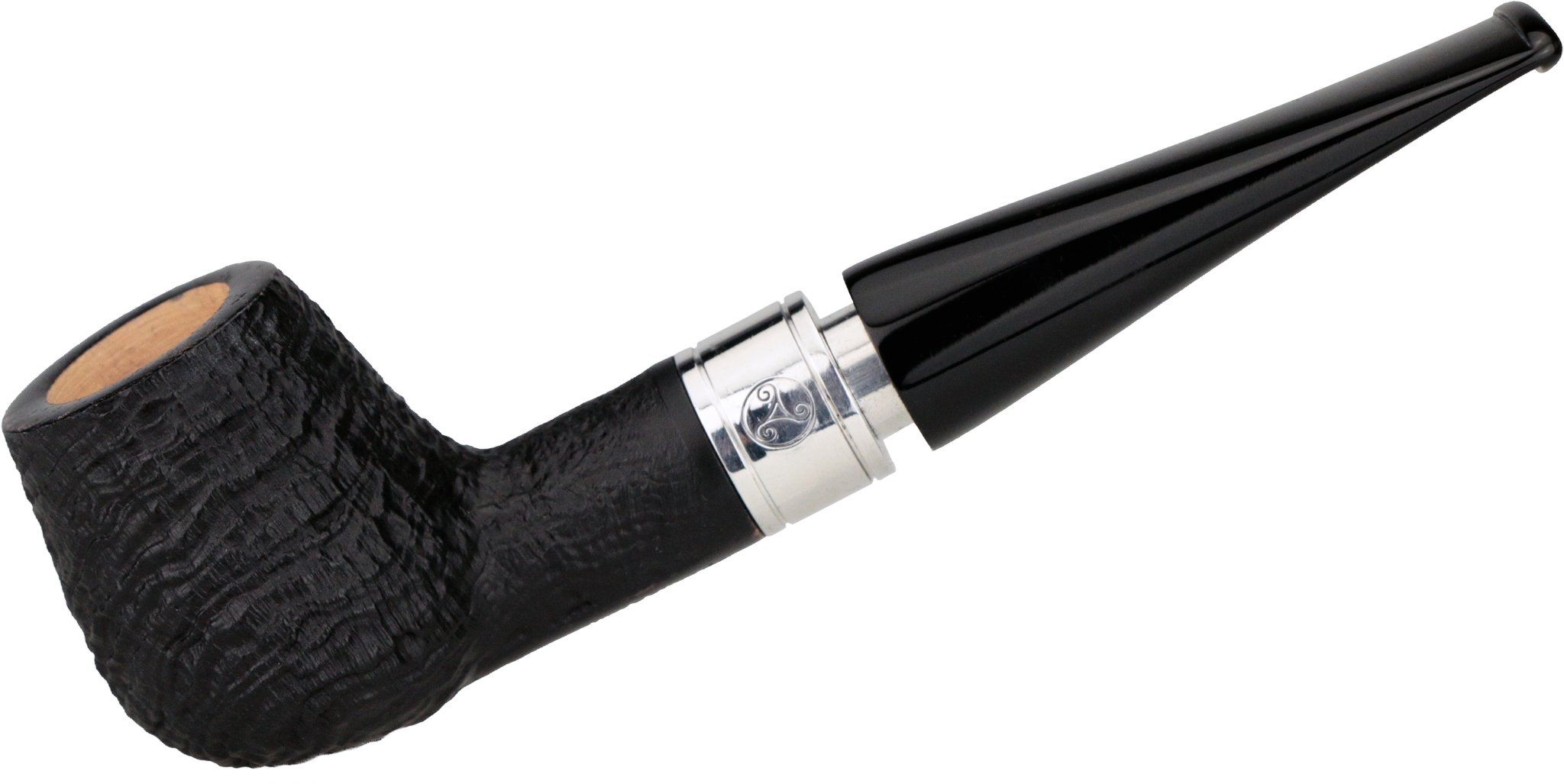 sandblast black Modell 18 schwarzes Mundstück