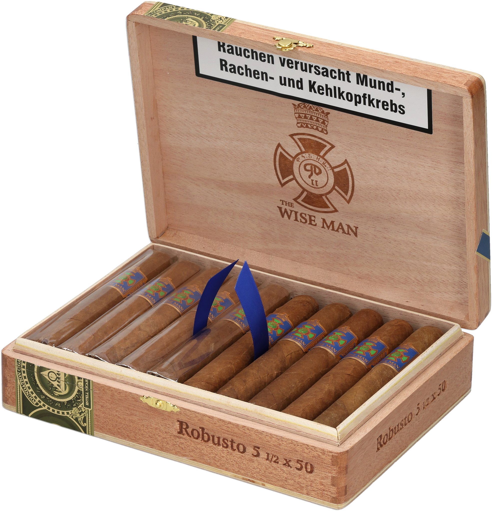 Wise Man Corojo Robusto box open