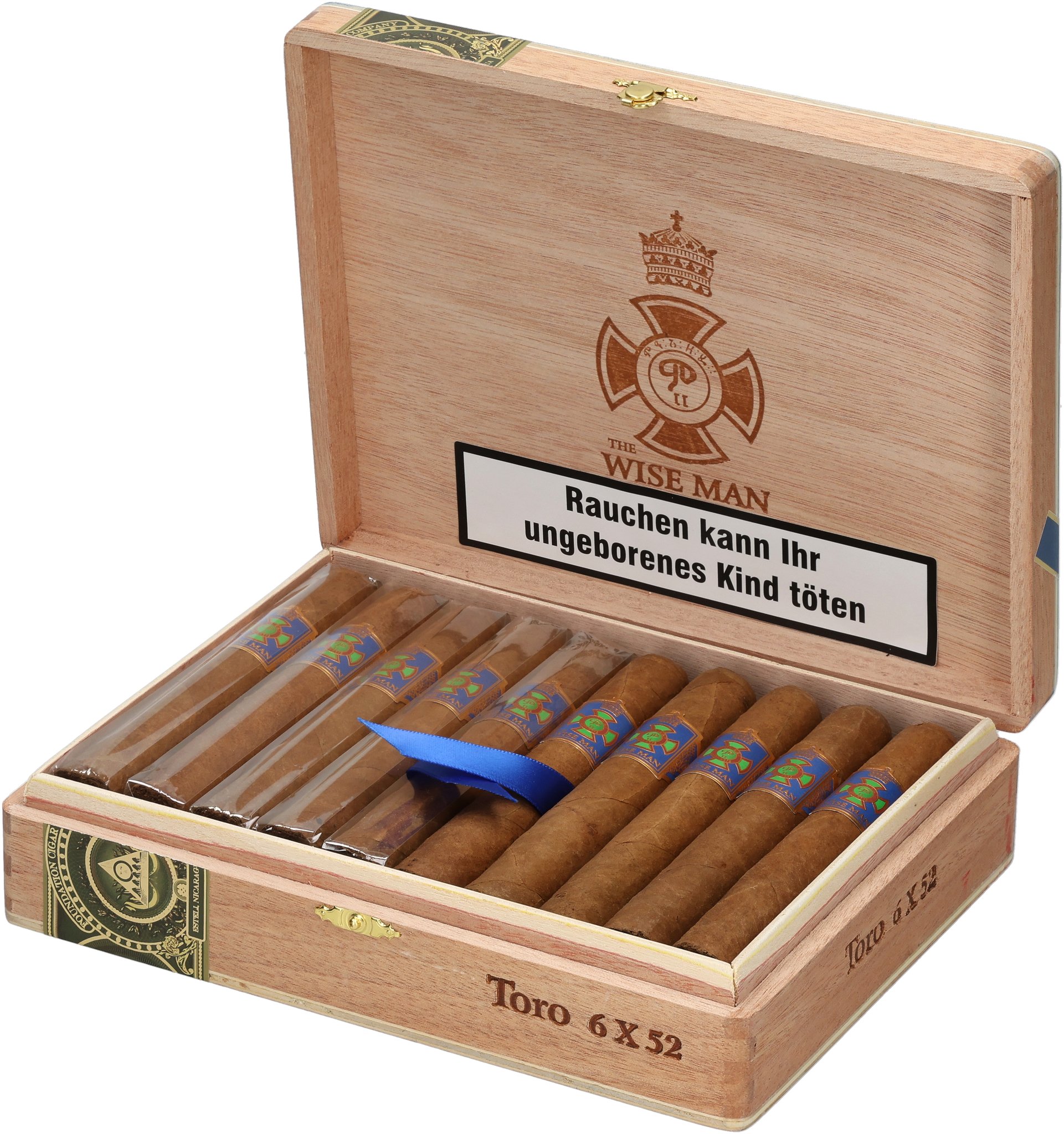 Wise Man Corojo Toro box open