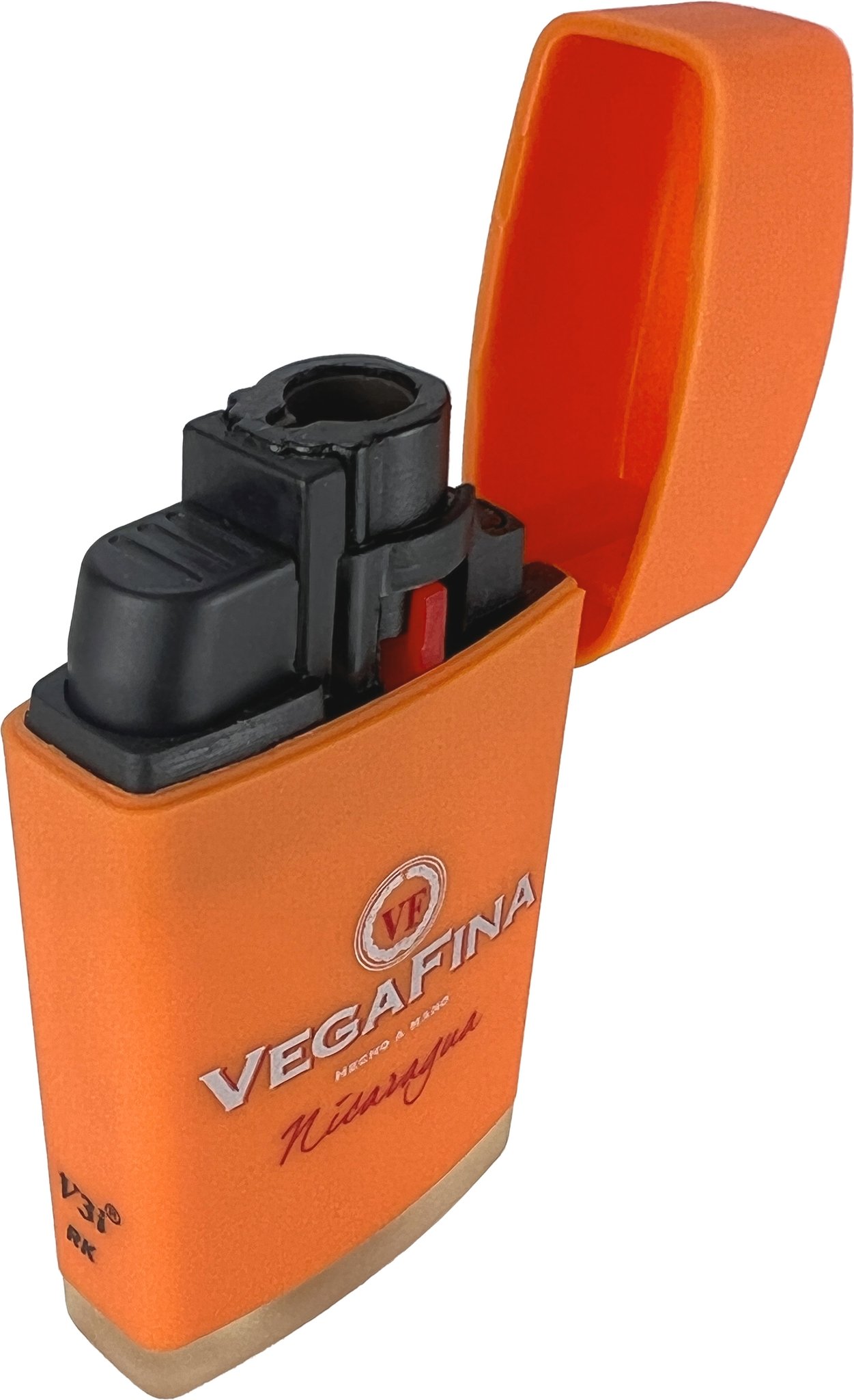 VegaFina Jetflame Logo orange offen