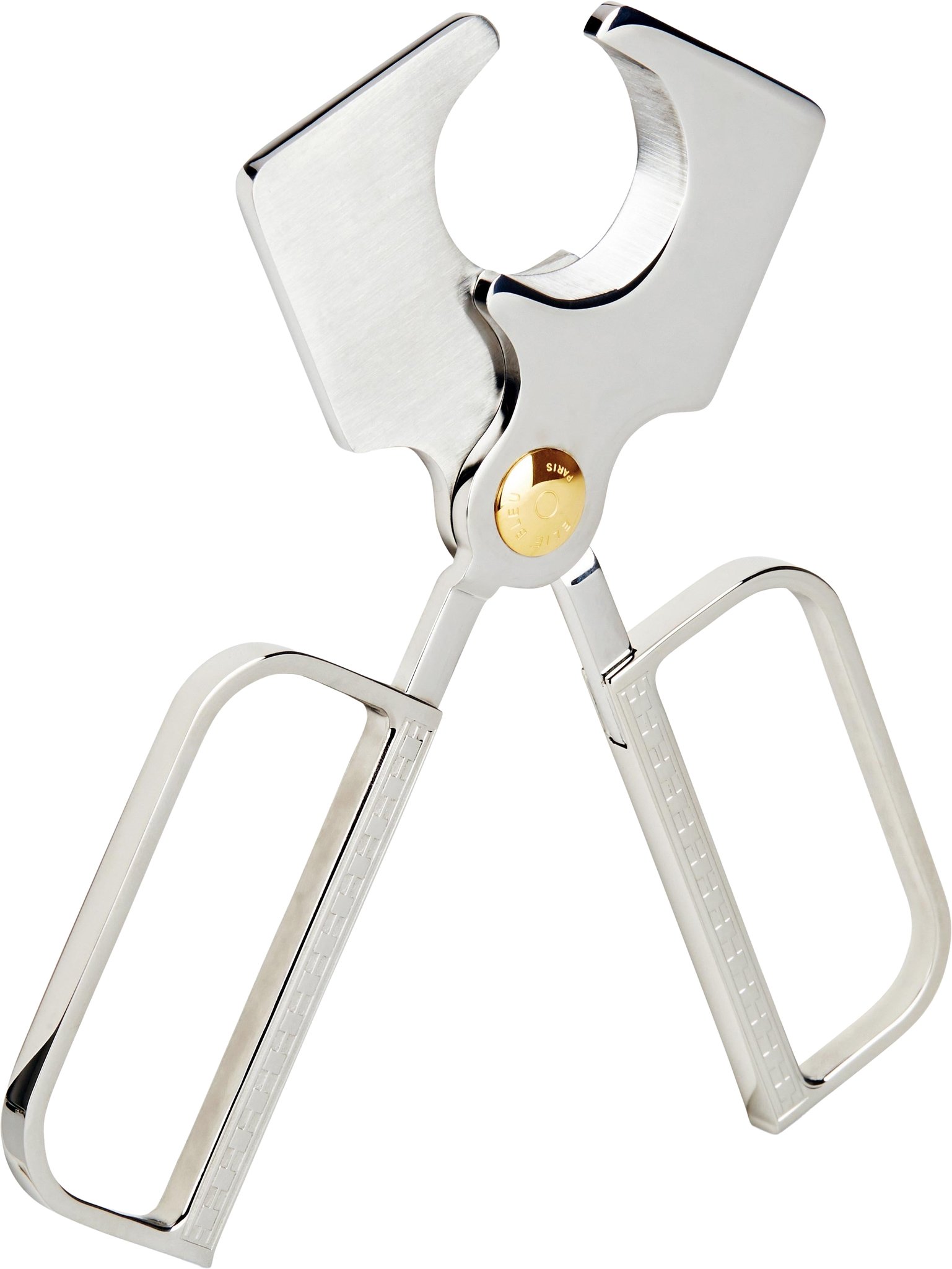 Zigarrenschere Silber (EBC-3001) offen