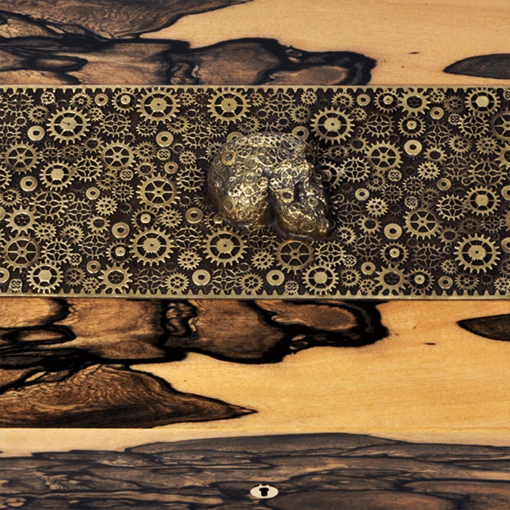 Elie Bleu Royal Ebony Think für 110 Zigarren Detailbild