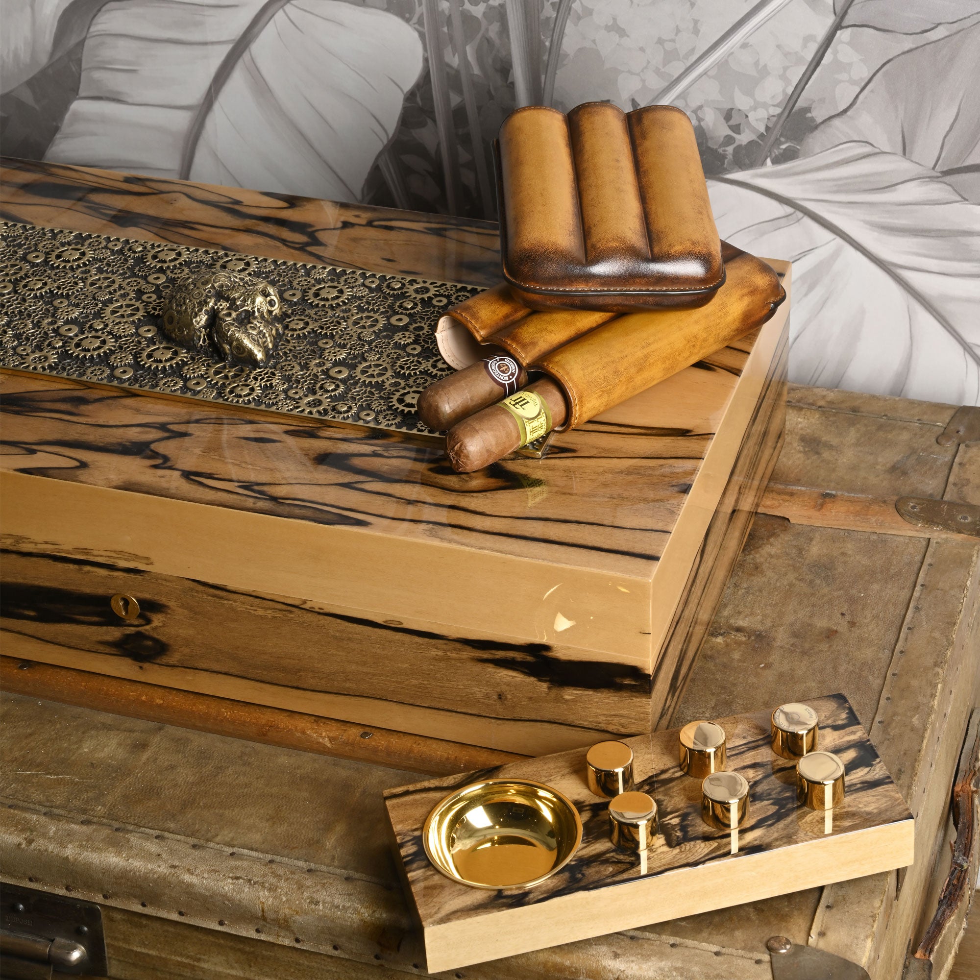 Elie Bleu Royal Ebony Think für 110 Zigarren Stimmungsbild