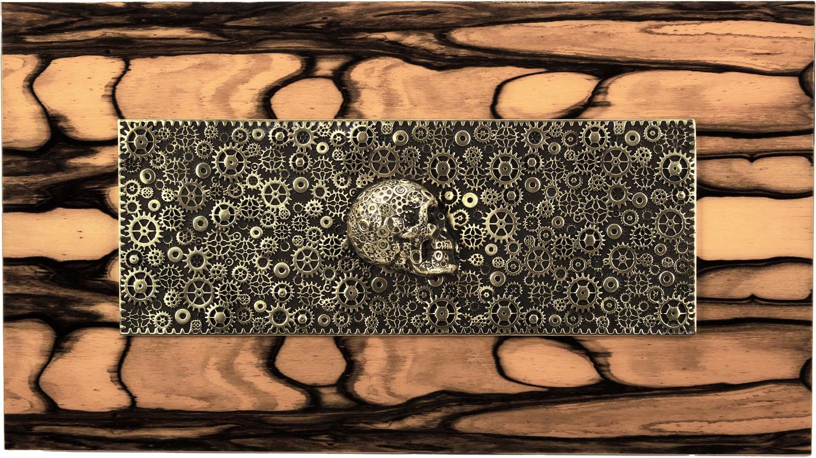 Elie Bleu Royal Ebony Think für 110 Zigarren Draufsicht