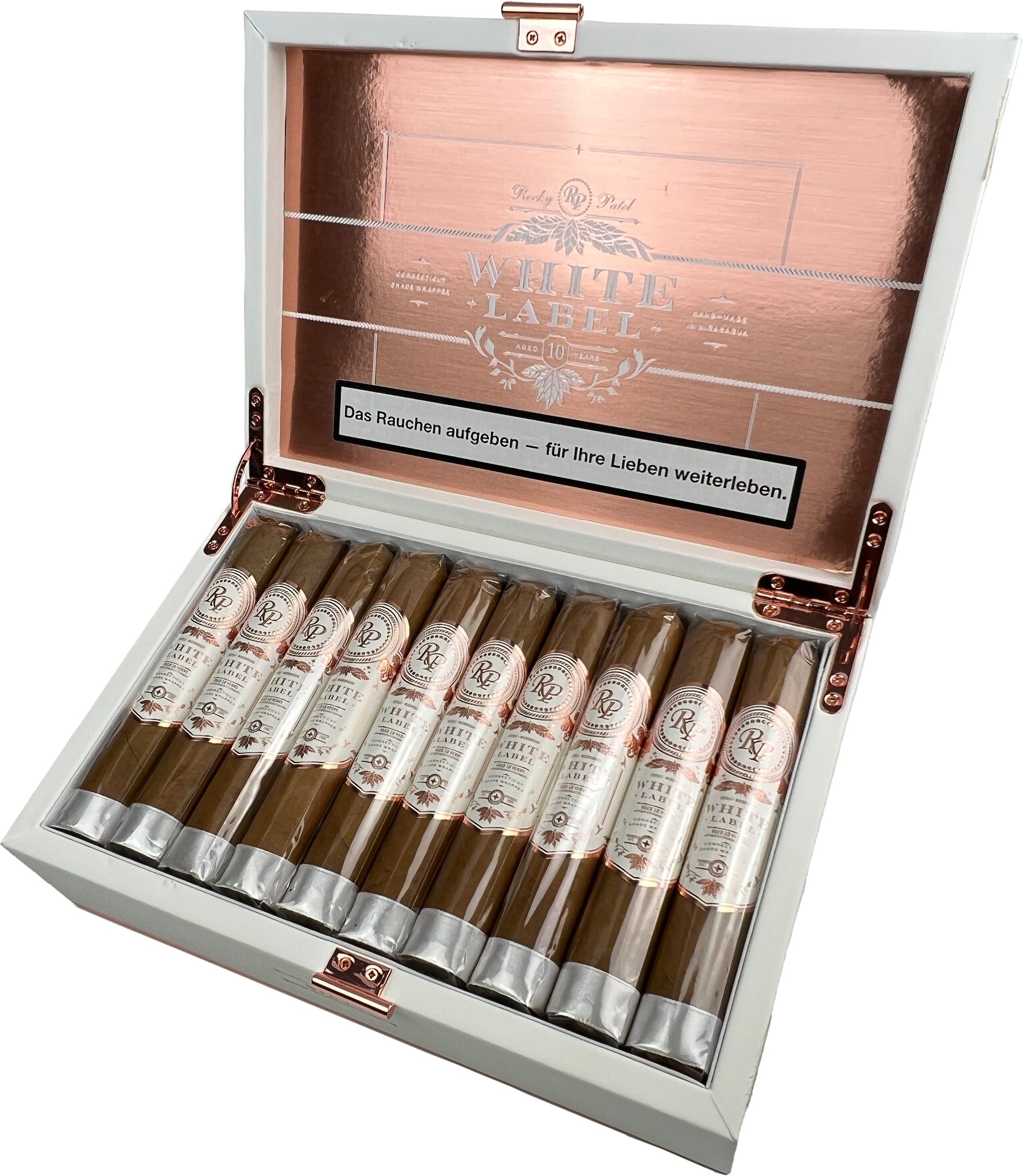 Rocky Patel White Label Aged 10 Years Sixty (Toro Gigante) Kiste offen
