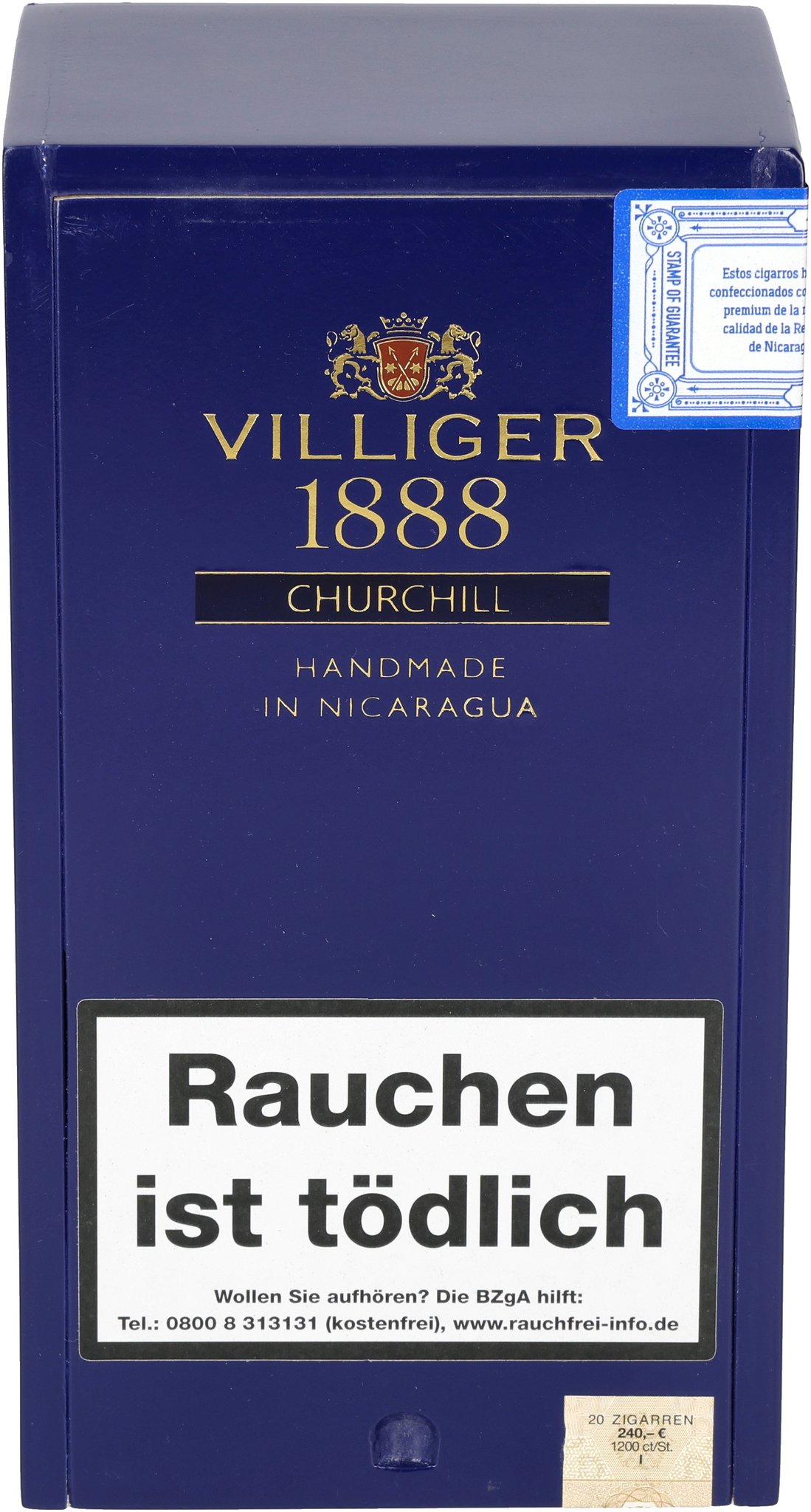 Nicaragua Churchill box front