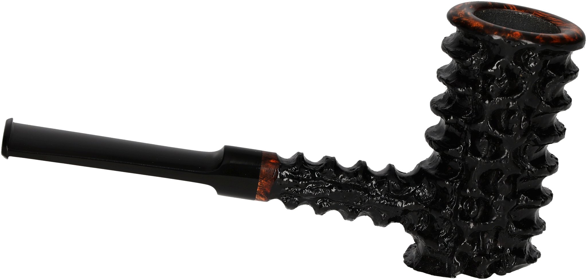 Tom Eltang Freehand Pfeifen Rustic Poker_04