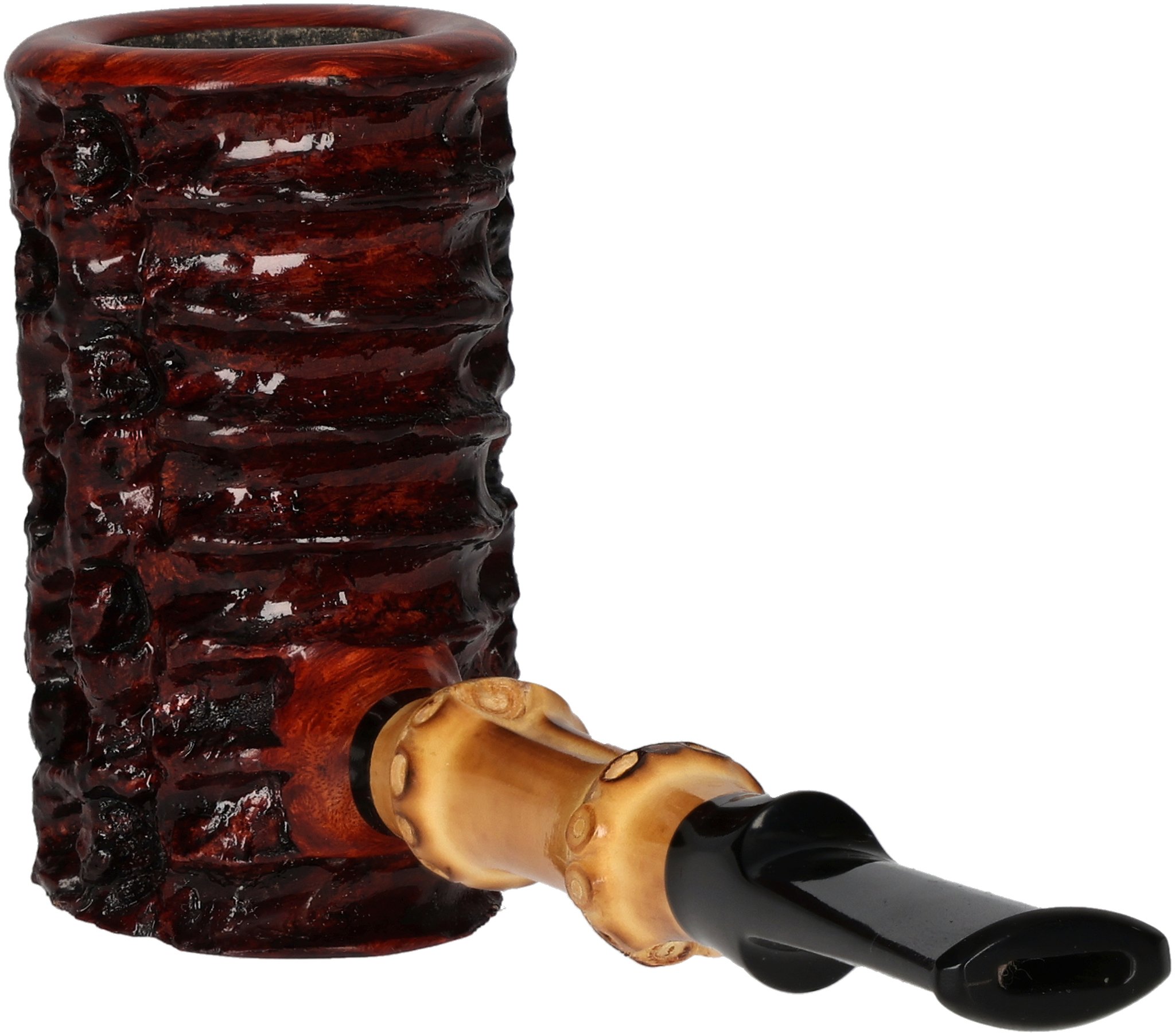 Tom Eltang Freehand Pfeifen Rustic Poker_02