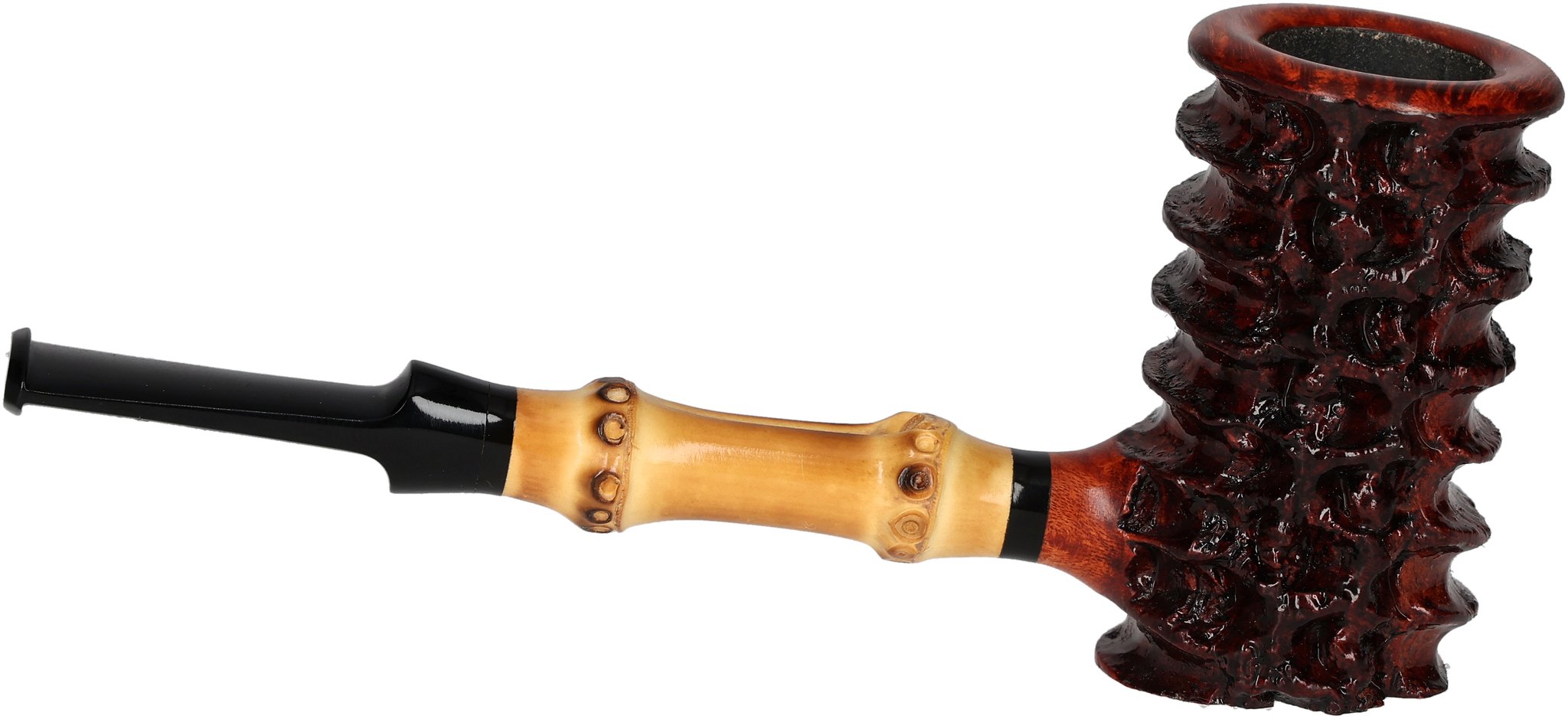 Tom Eltang Freehand Pfeifen Rustic Poker_04