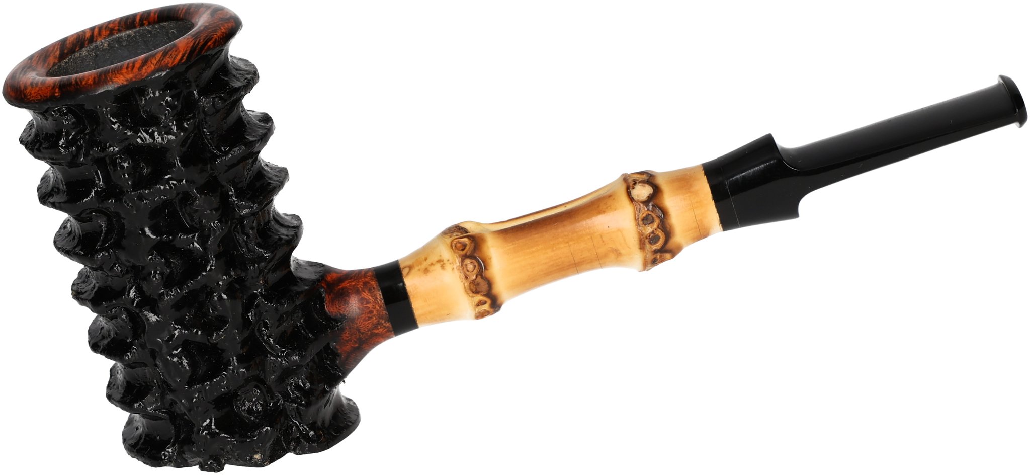 Tom Eltang Freehand Pfeifen Rustic Poker_01