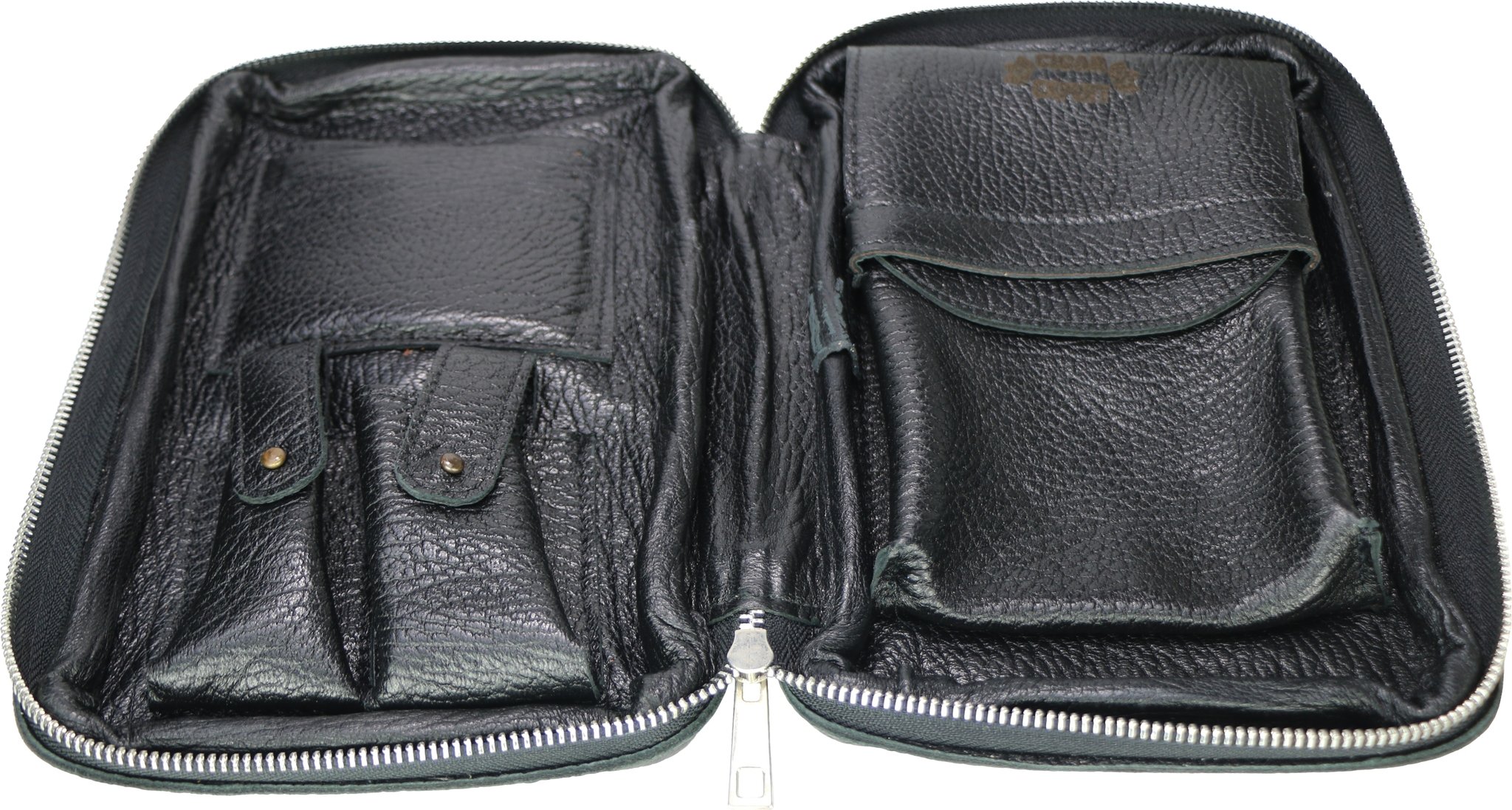 Zigarrentaschen schwarz 5er offen