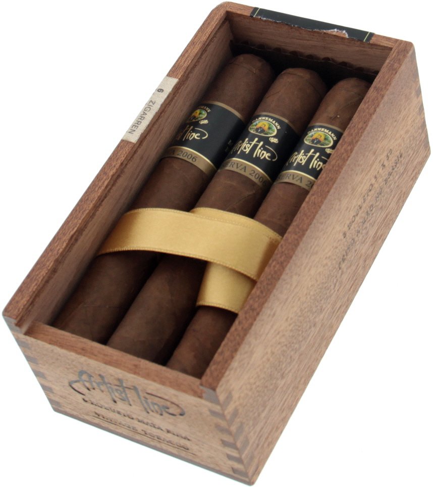 Dannemann Artist Line Reserva Mata Fina Robusto Kiste offen