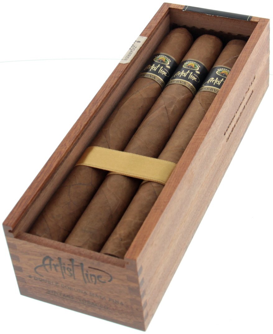 Dannemann Artist Line Reserva Mata Fina Double Corona Kiste offen