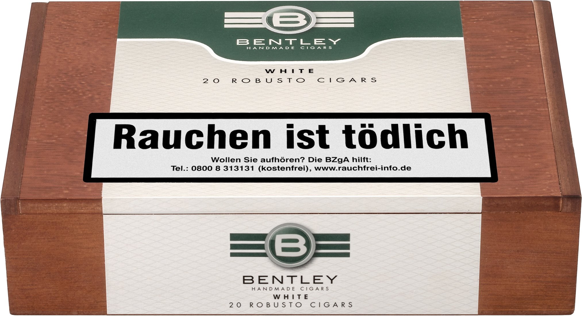 Bentley White Robusto Kiste frontal