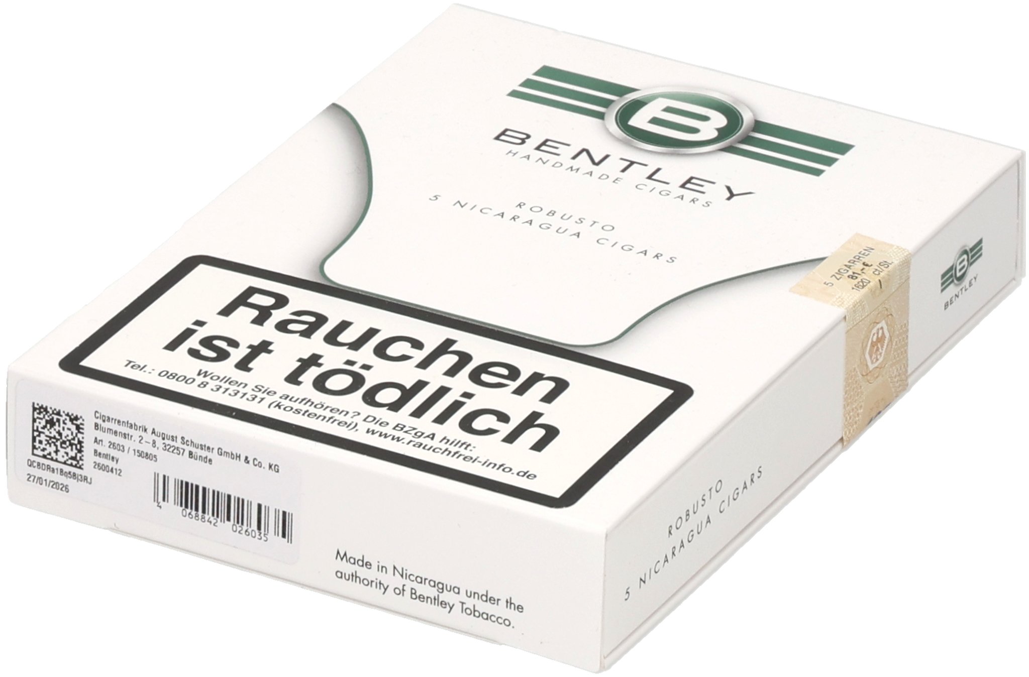 White Robusto 5er offen