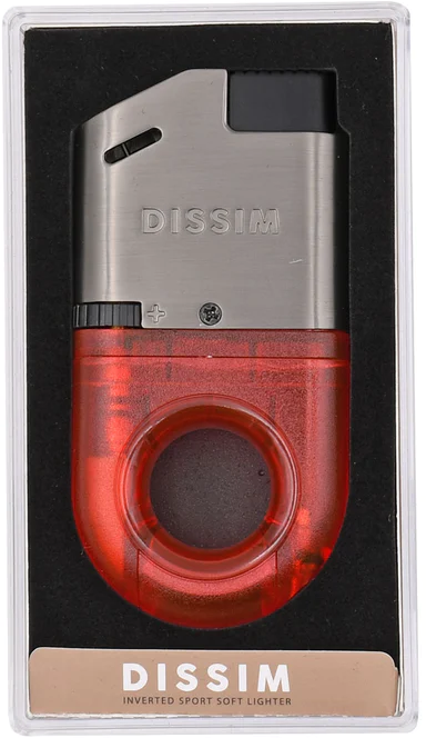 Dissim Sport Pfeifenfeuerzeug rot (ILSPS-RED) Detailbild 1 