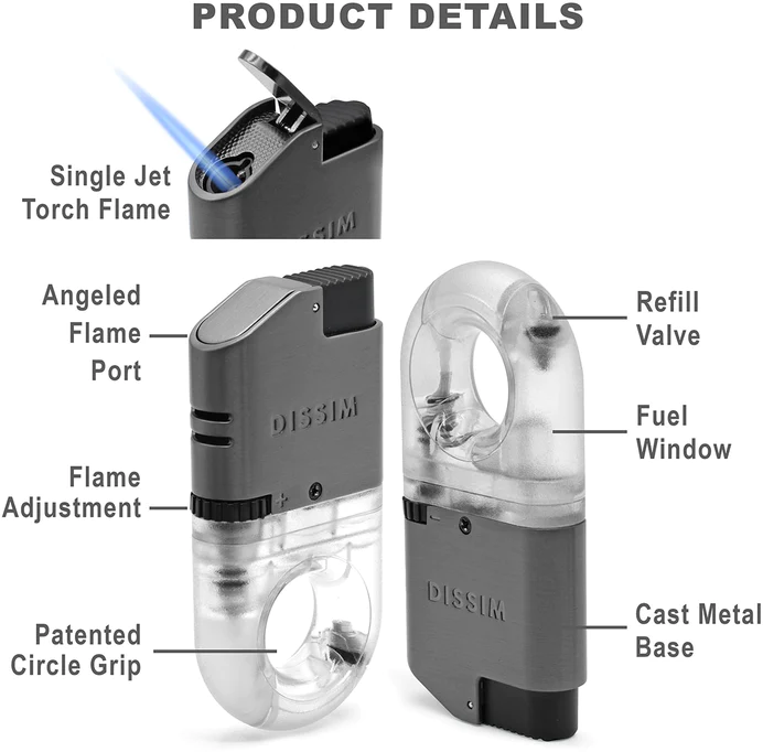 Dissim Sport 1er Jetflame transparent Detailbild 2