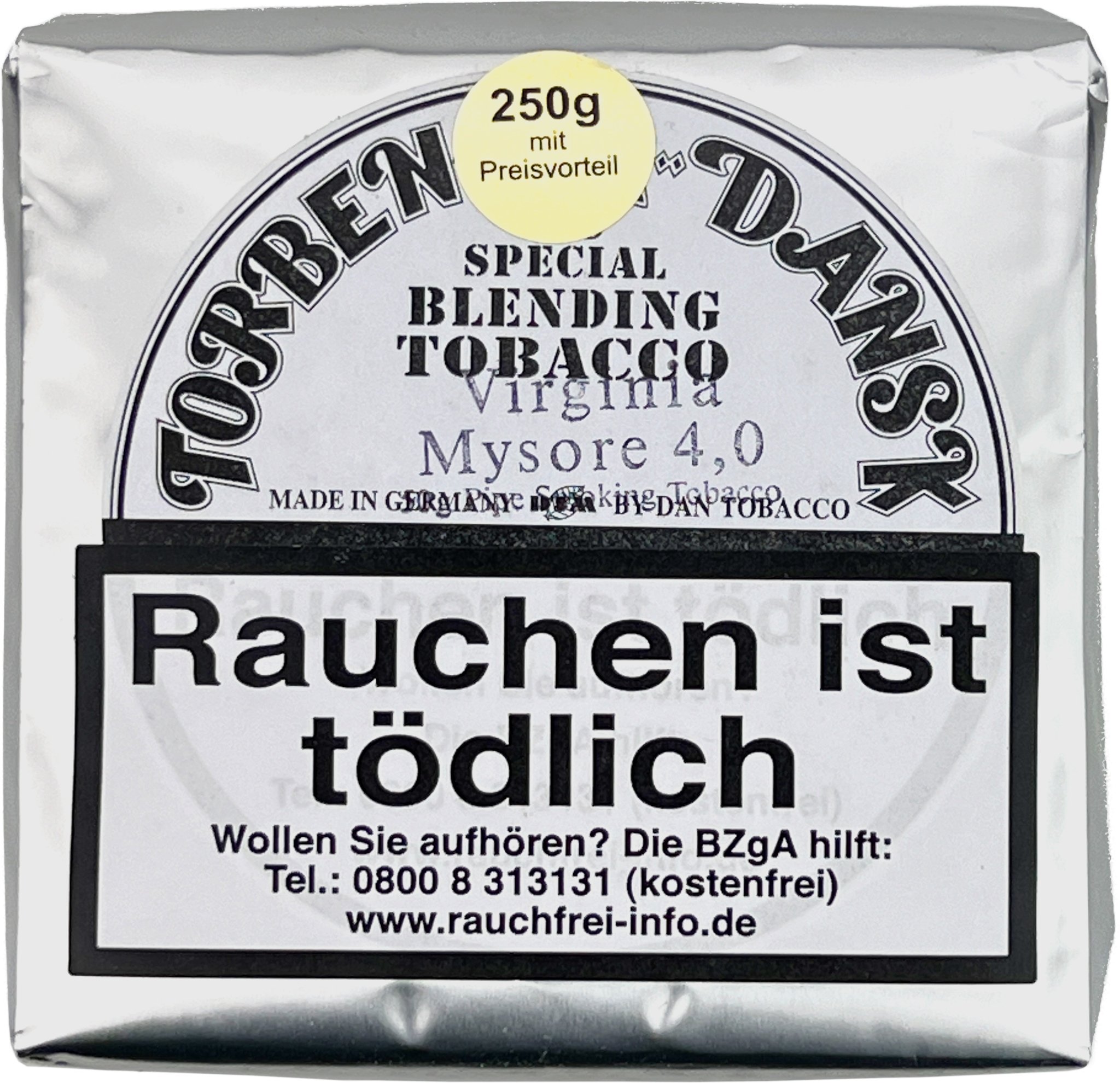 Torben Dansk Virginia 4,0 Mysore 250g Pouch