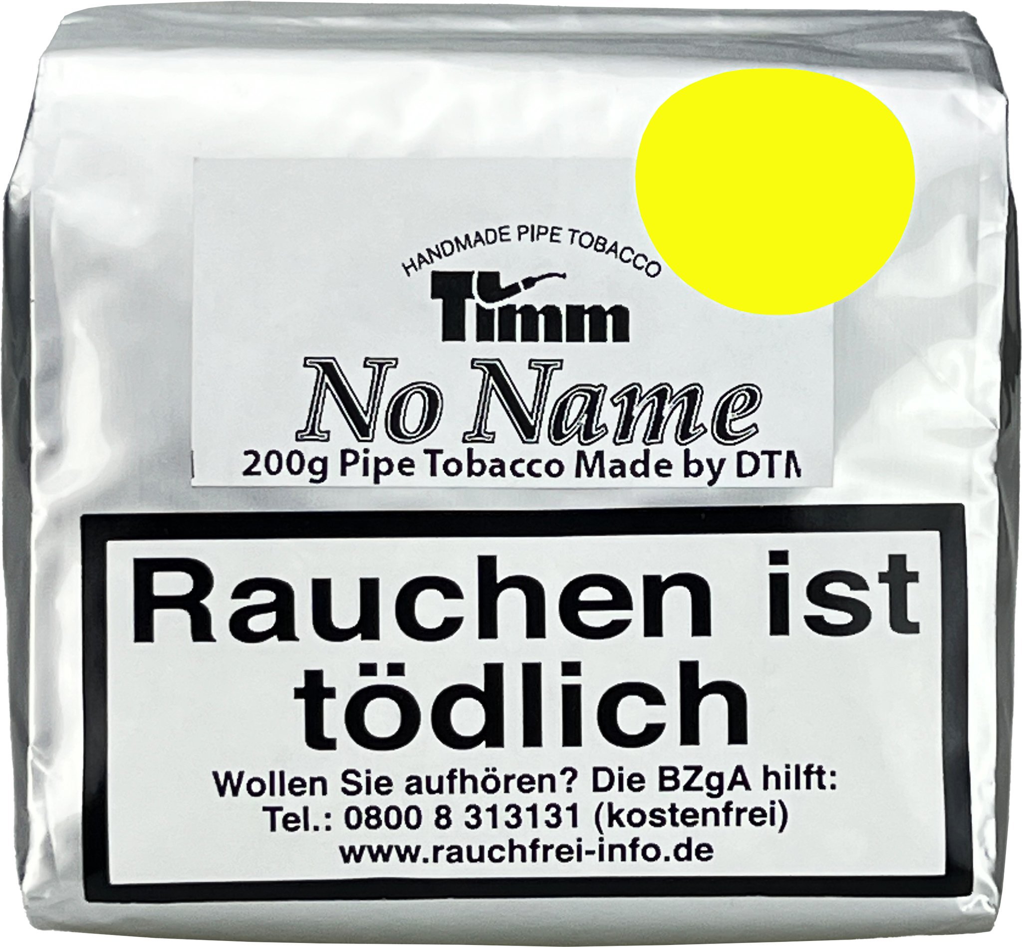 Dan Tobacco Timm No Name gelb 200g Pouch