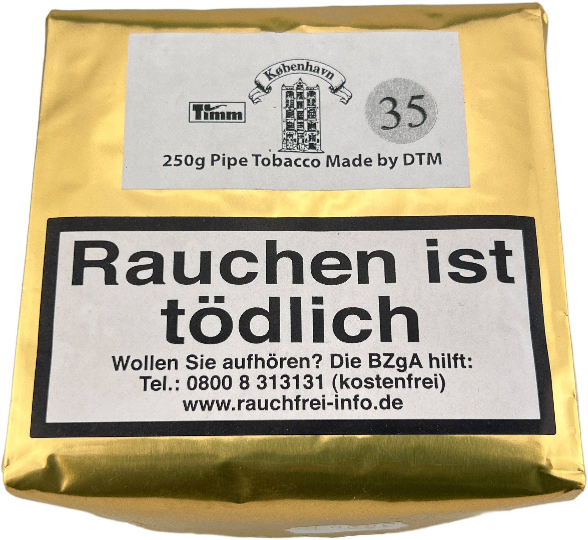 Dan Tobacco Timm Kobenhavn rot No. 35 250g Pouch