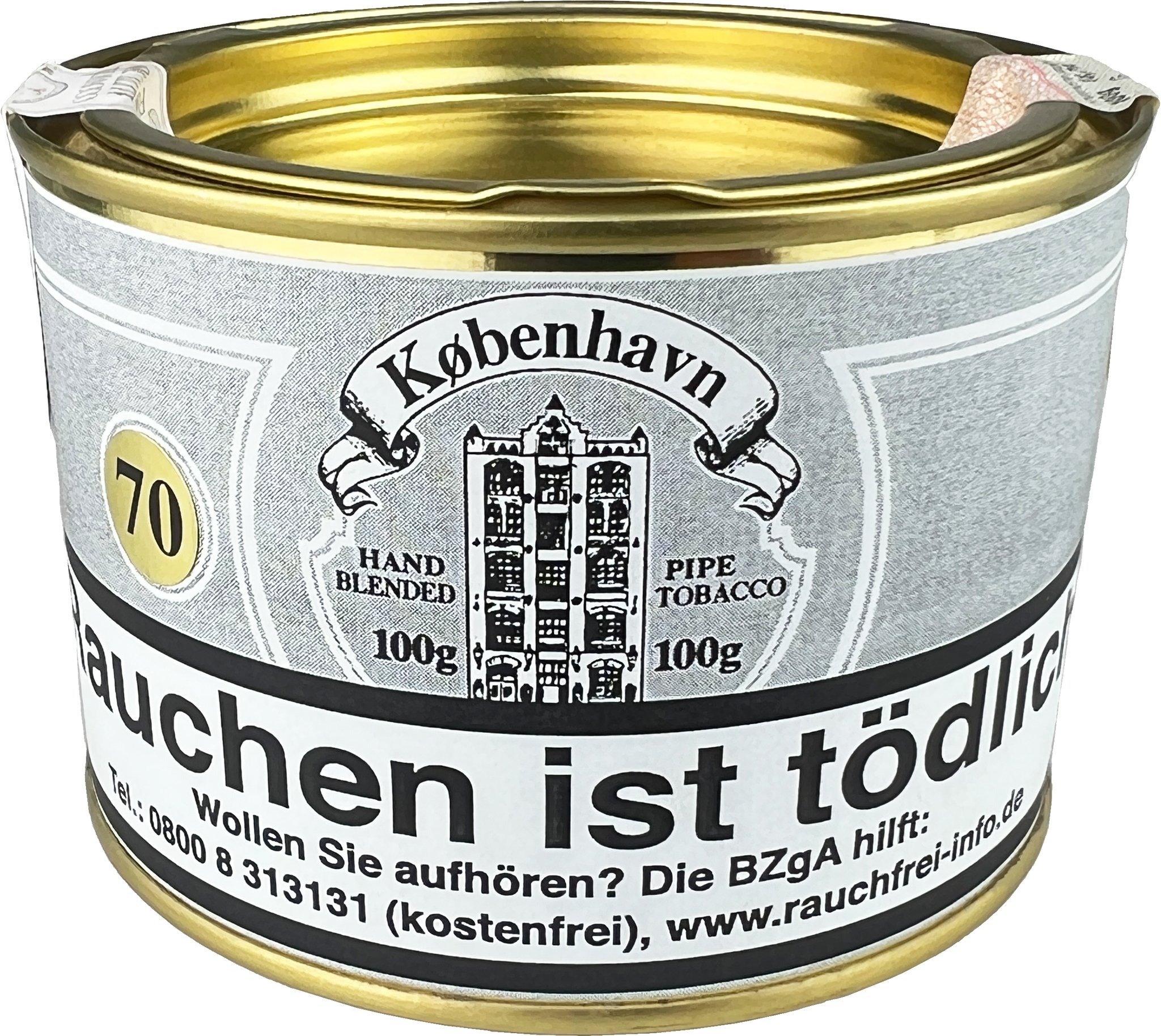 Dan Tobacco Timm Kobenhavn grau No. 70 100 g Dose