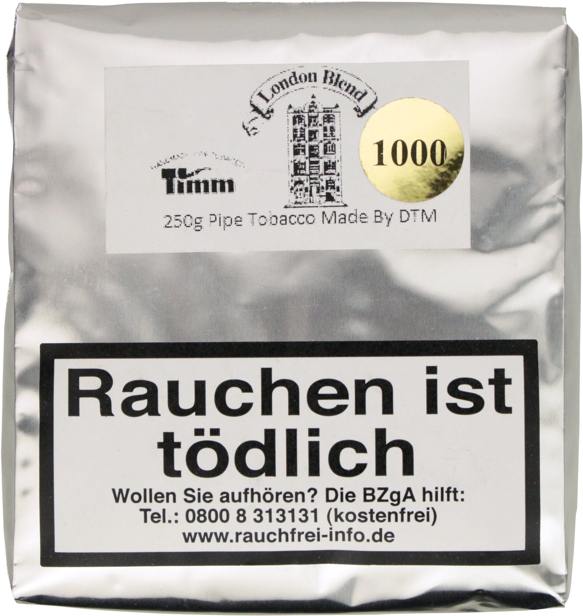 Timm London Blend No.1000 250g Pouch