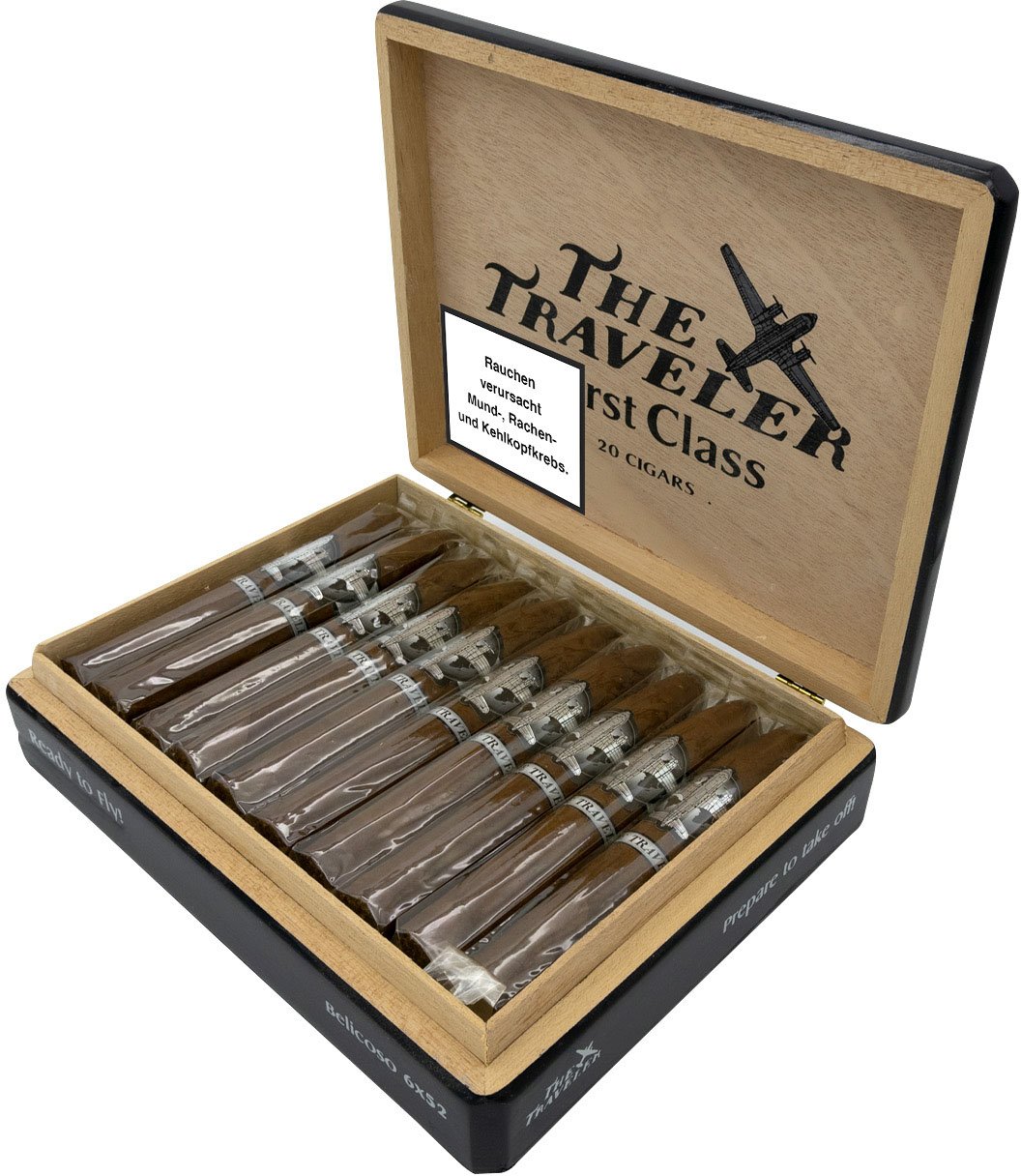 The Traveler First Class Belicoso Kiste offen