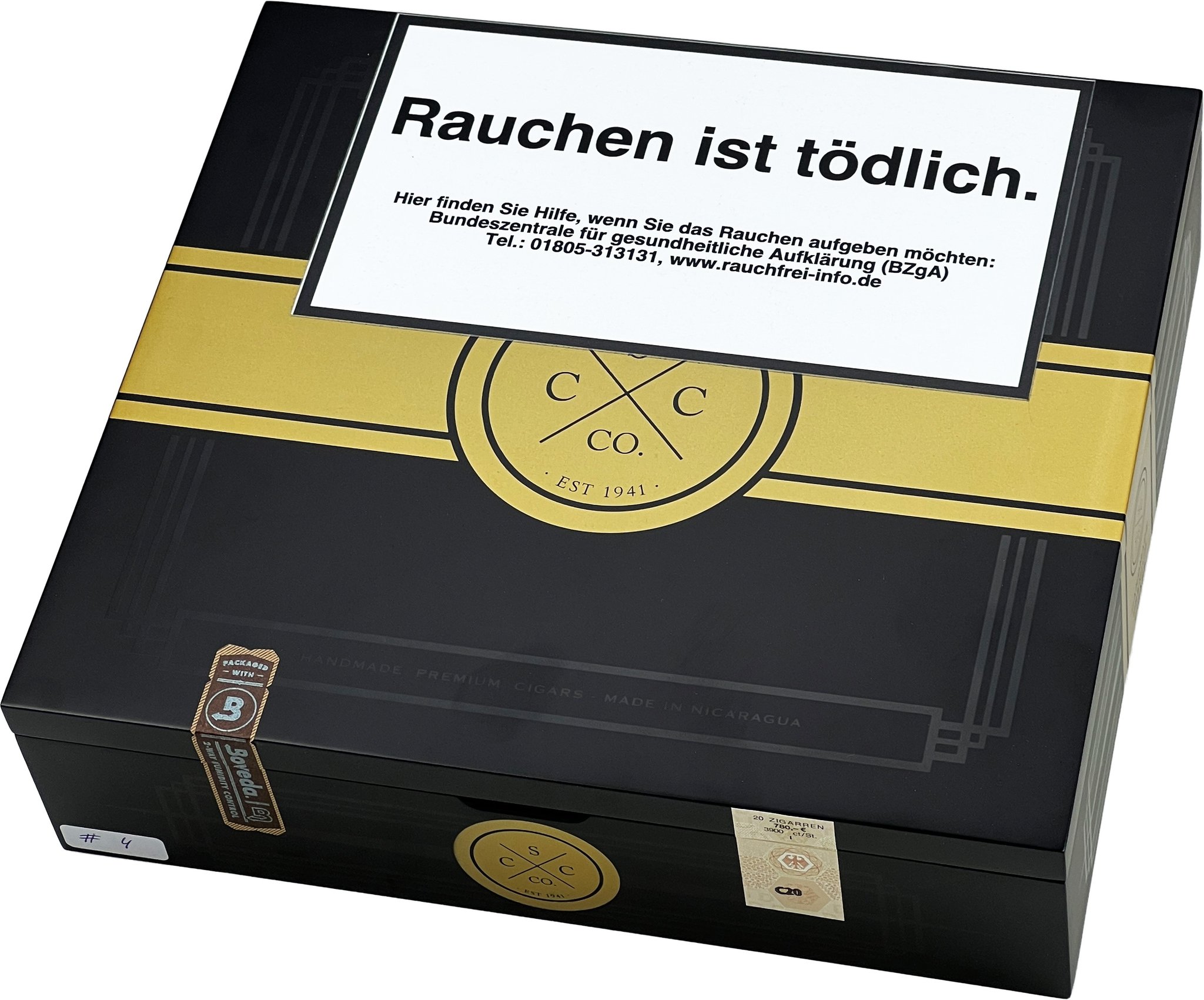 Fire Oak #4 Robusto Kiste