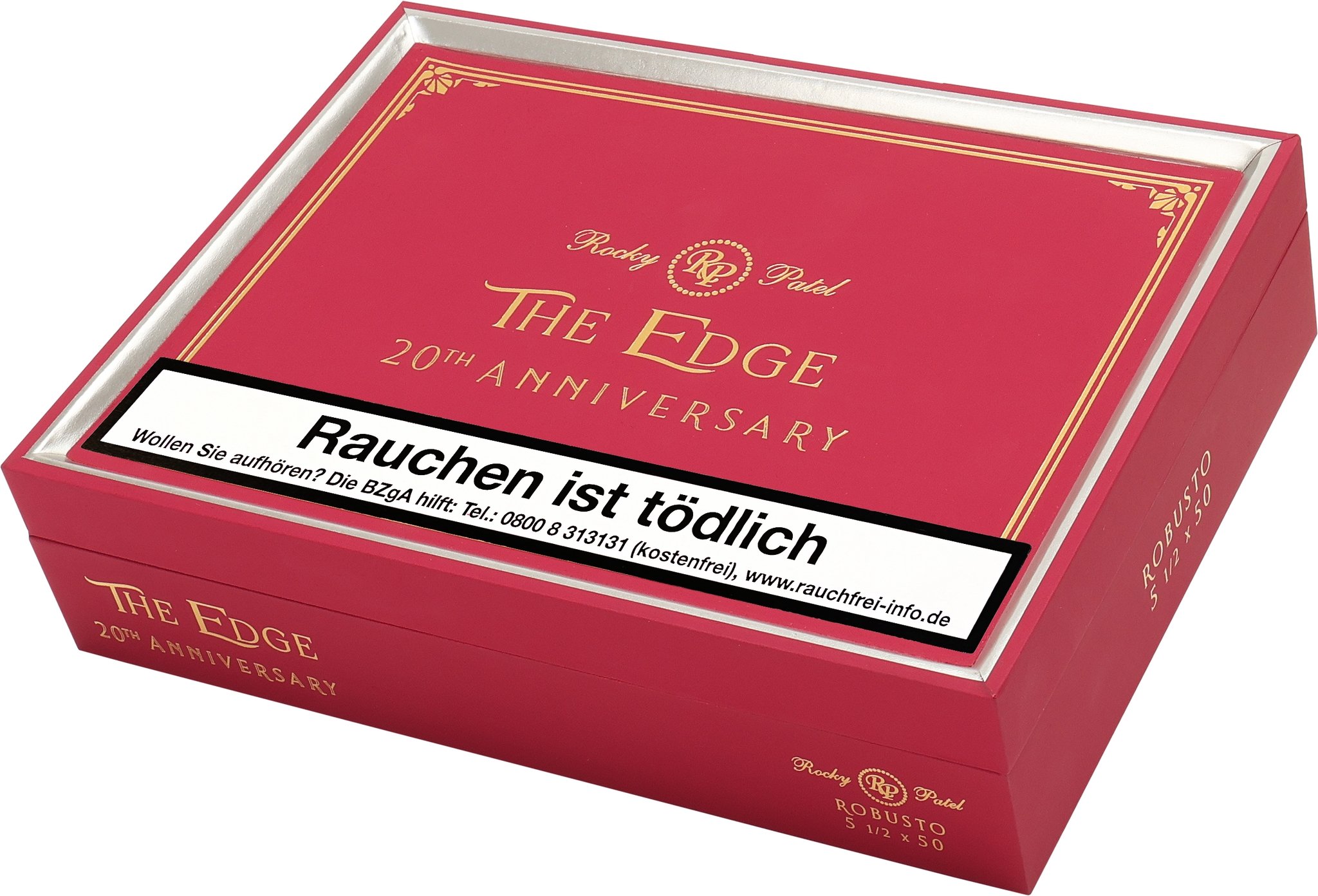 The Edge 20th Anniversary Robusto Kiste schräg