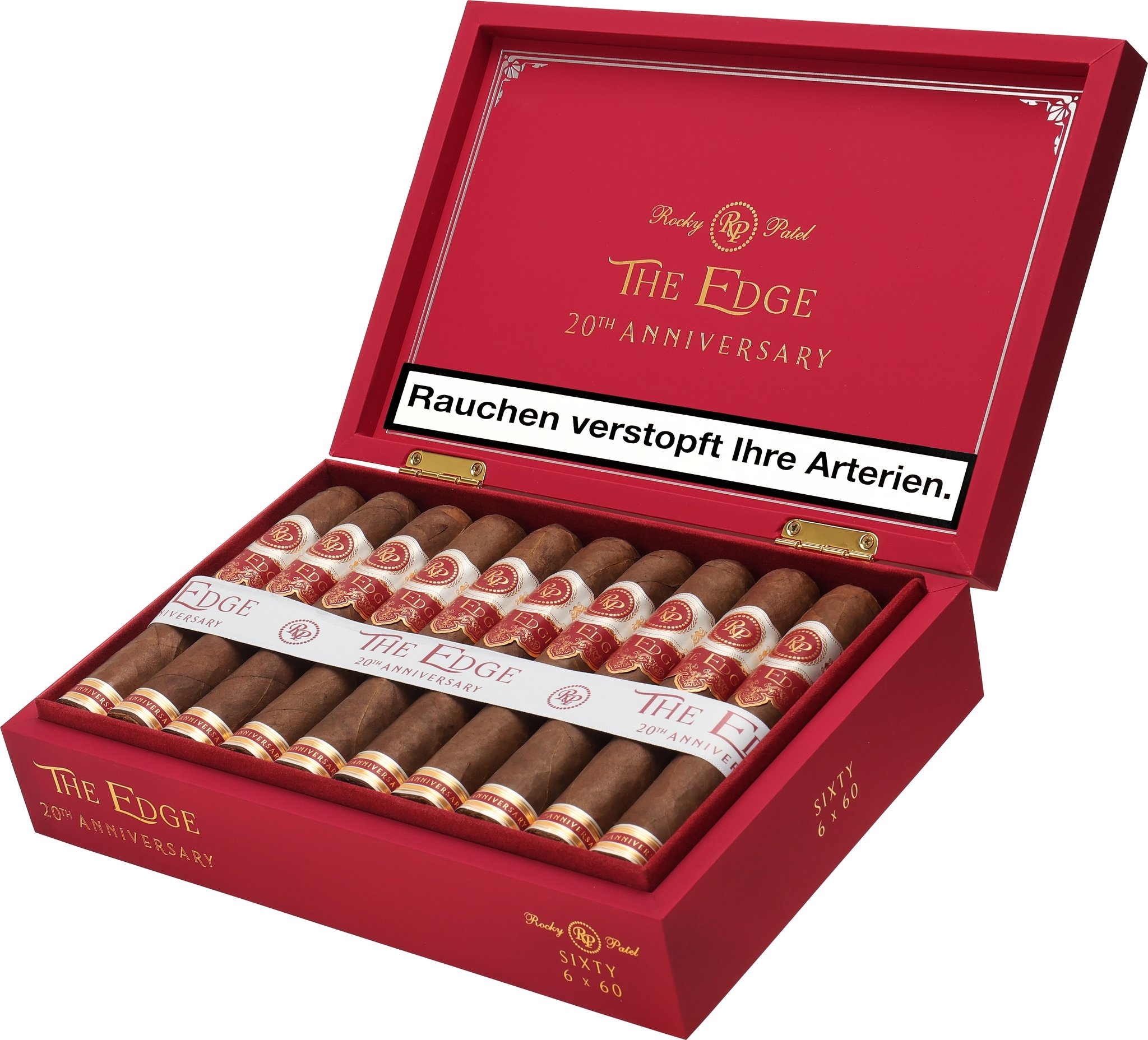 The Edge 20th Anniversary Sixty Kiste offen schräg