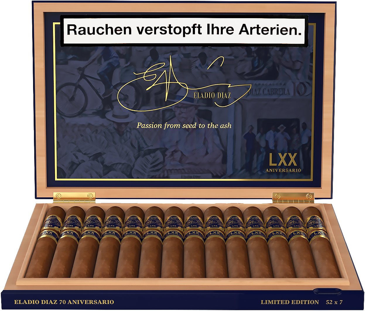 Limited Edition 70th Anniversary Kiste offen