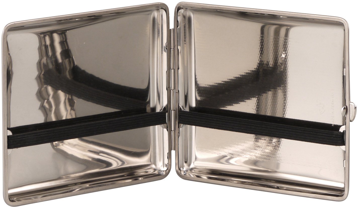 Classic Zigarilloetui 26er vom Hofe Metall nickel matt (600901)