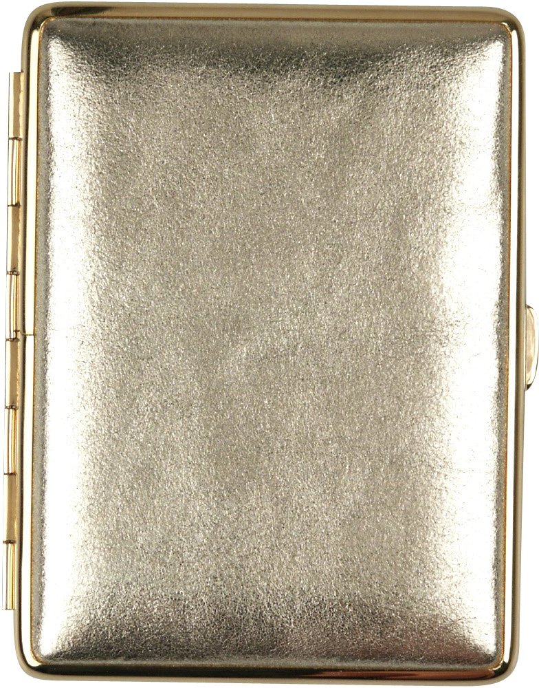 Classic Zigarilloetui 18er Slim Leder silberfarben (612951)