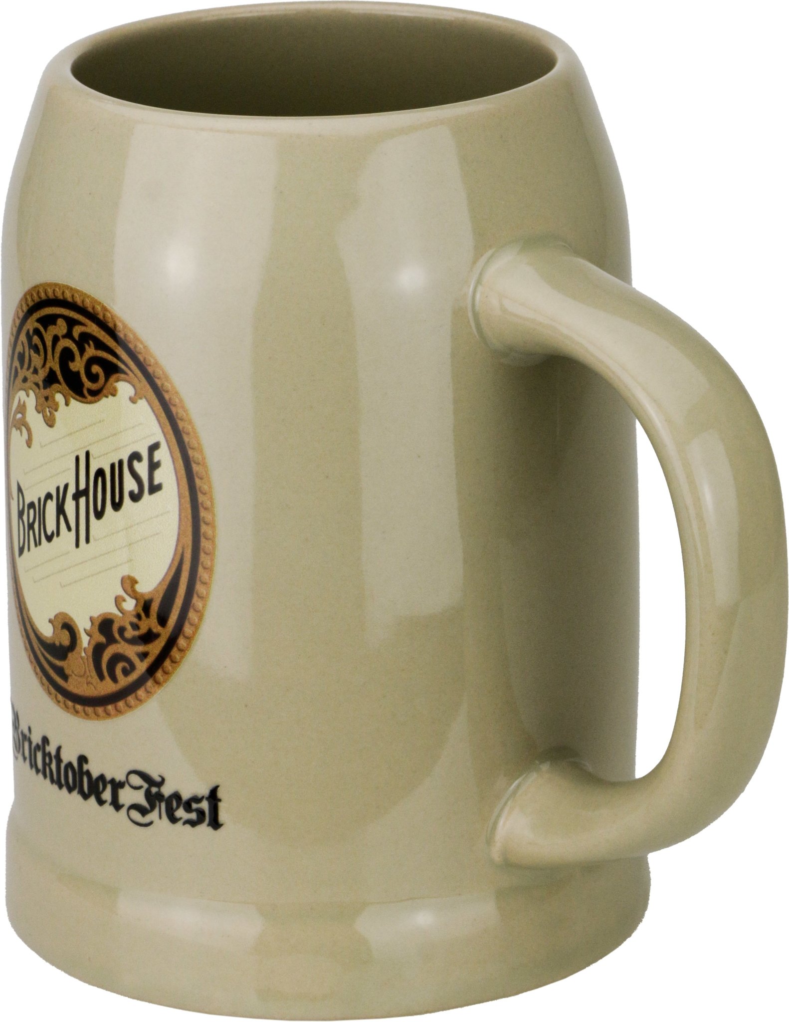 Bierkrug 'Bricktober Fest' seitlich