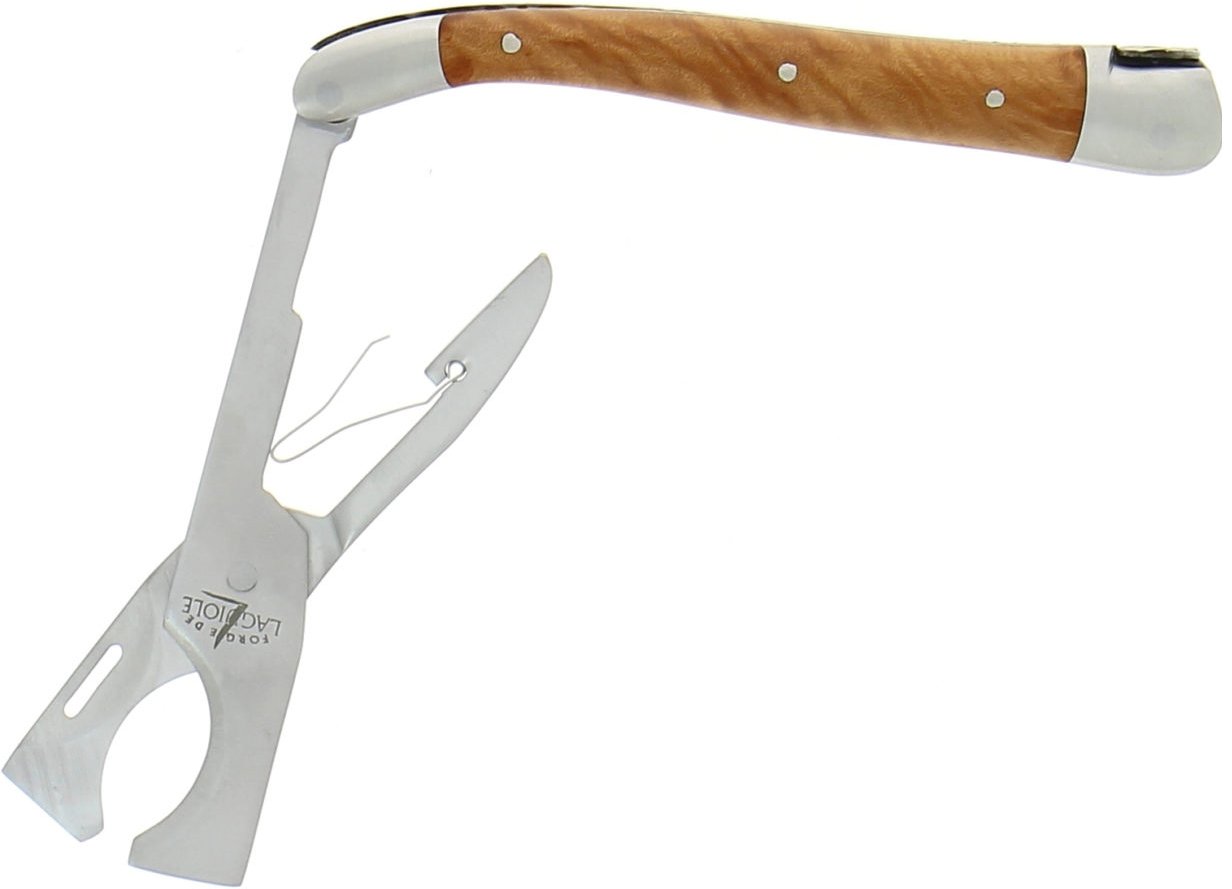 Forge de Laguiole Zigarrenschere Erika (00004241) aufgeklappt